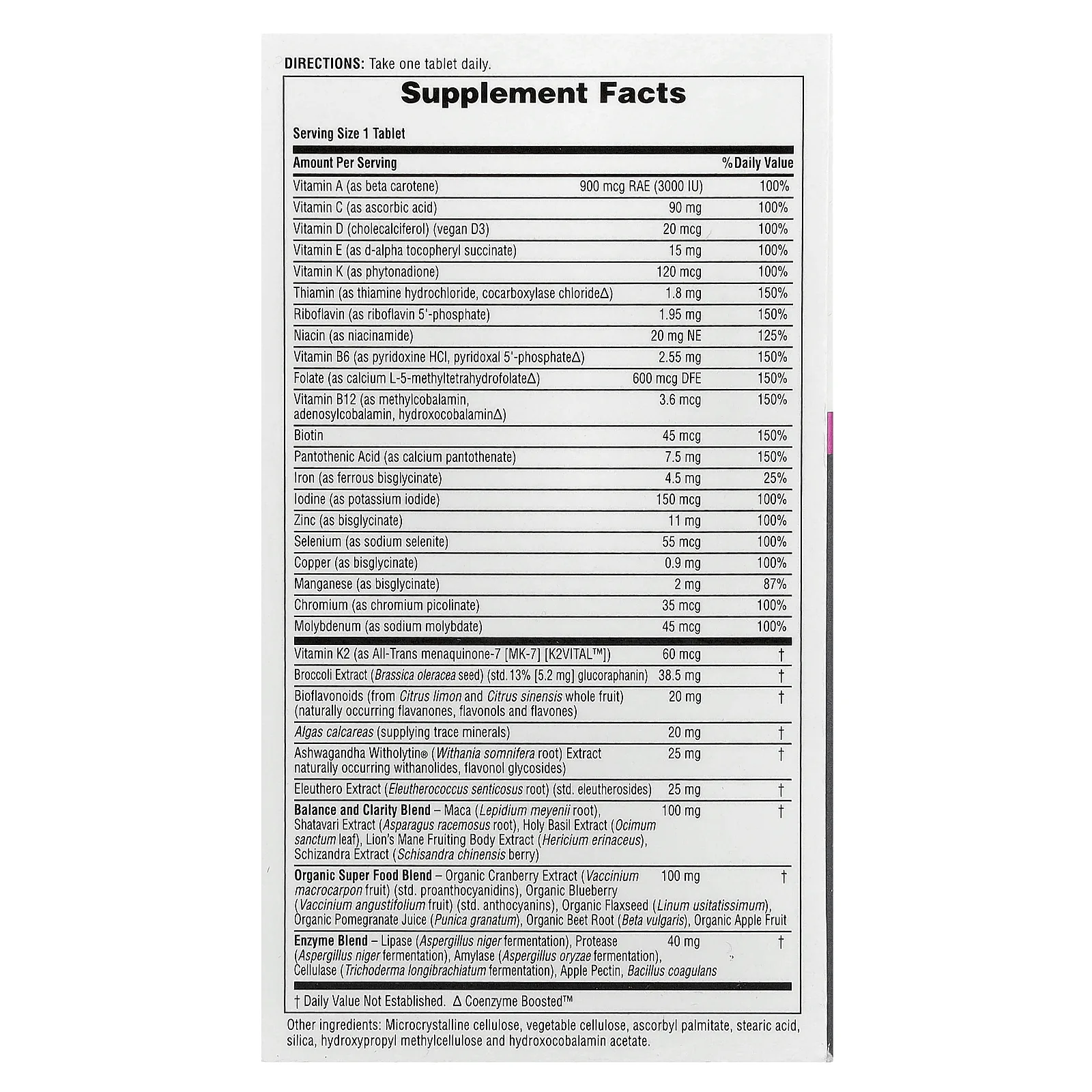 NaturesPlus, Her Journey, мультивитамины для приема один раз в день, 30 таблеток