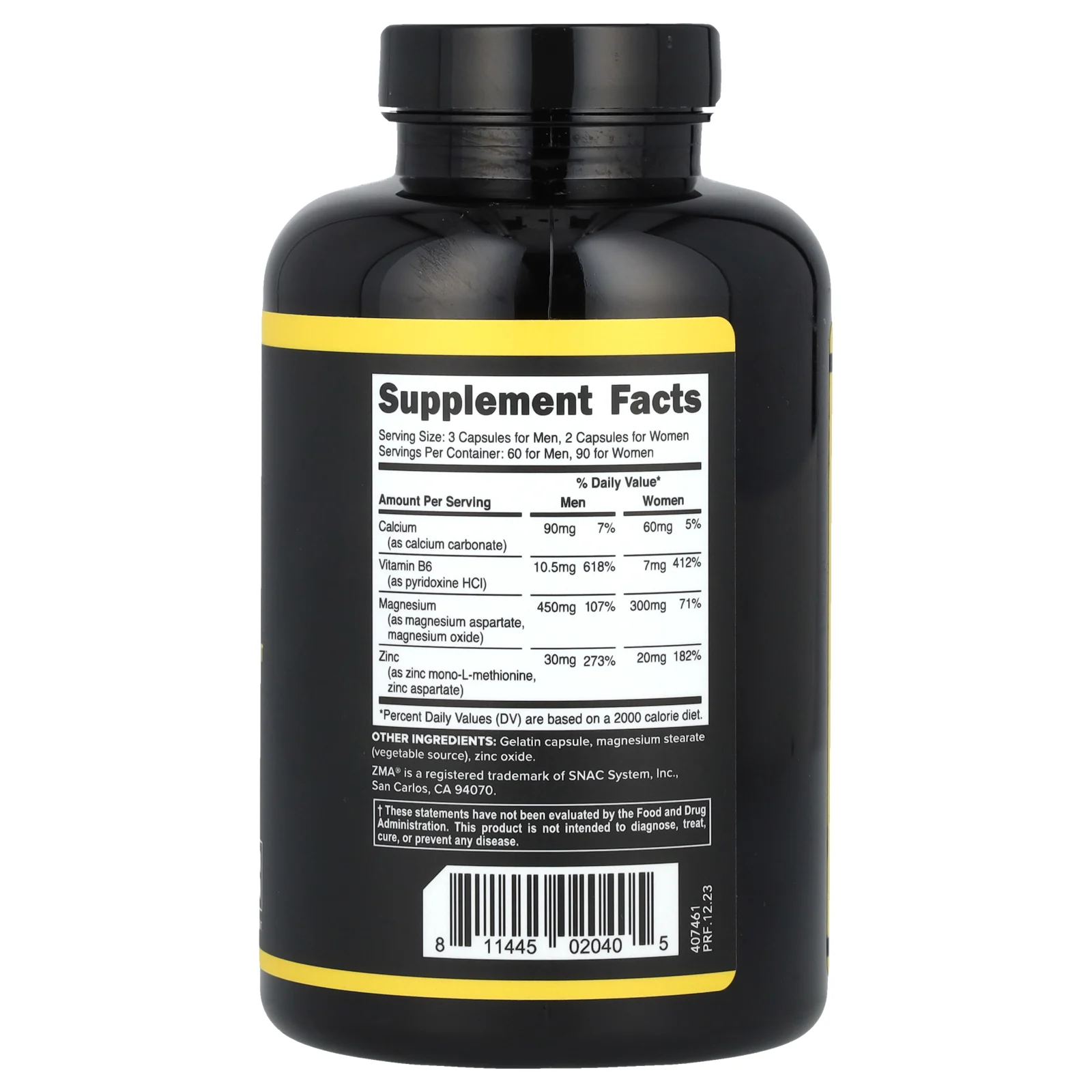 Primaforce, ZMA, 180 капсул