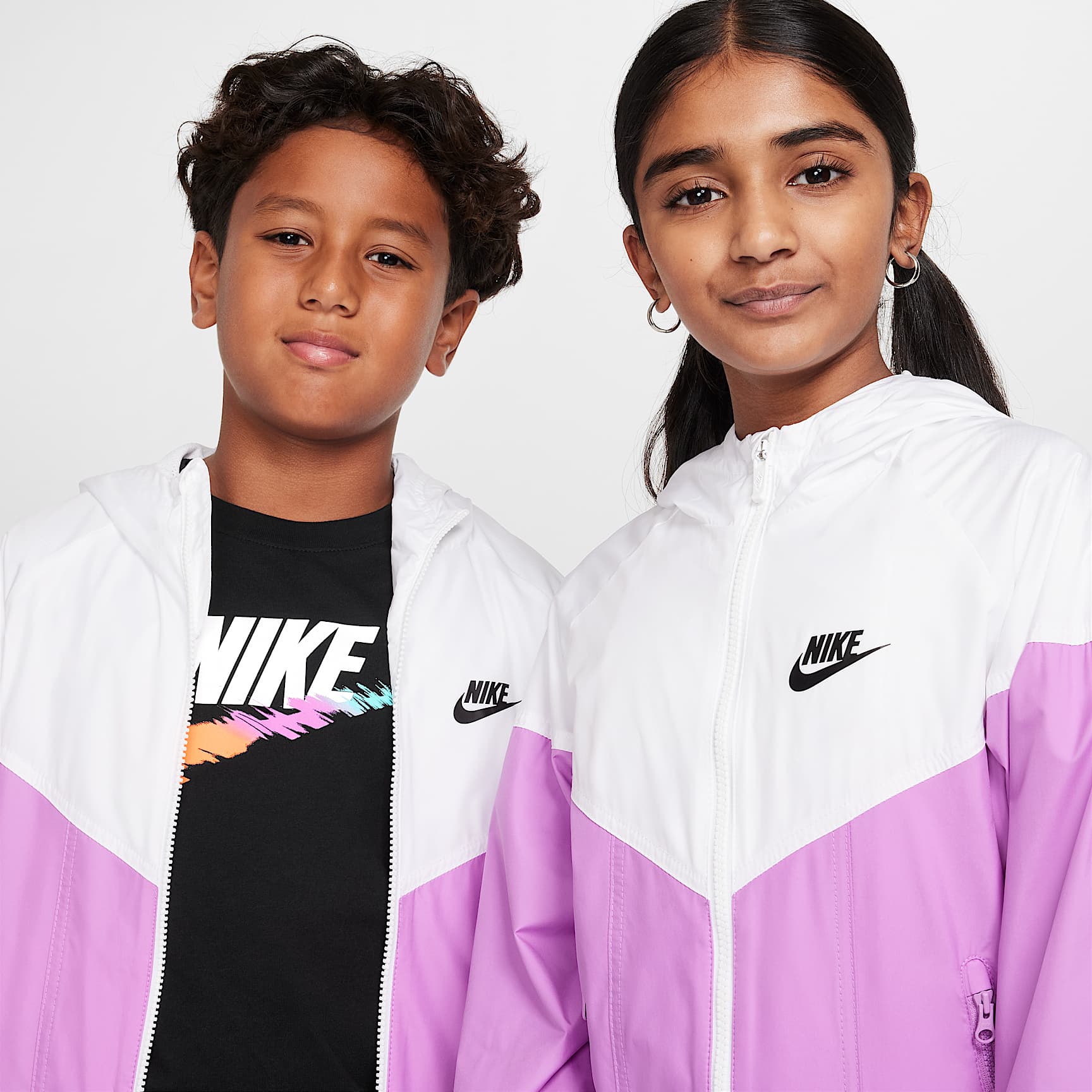 Nike Sportswear Windrunner Big Kids' Hooded Repel Jacket
