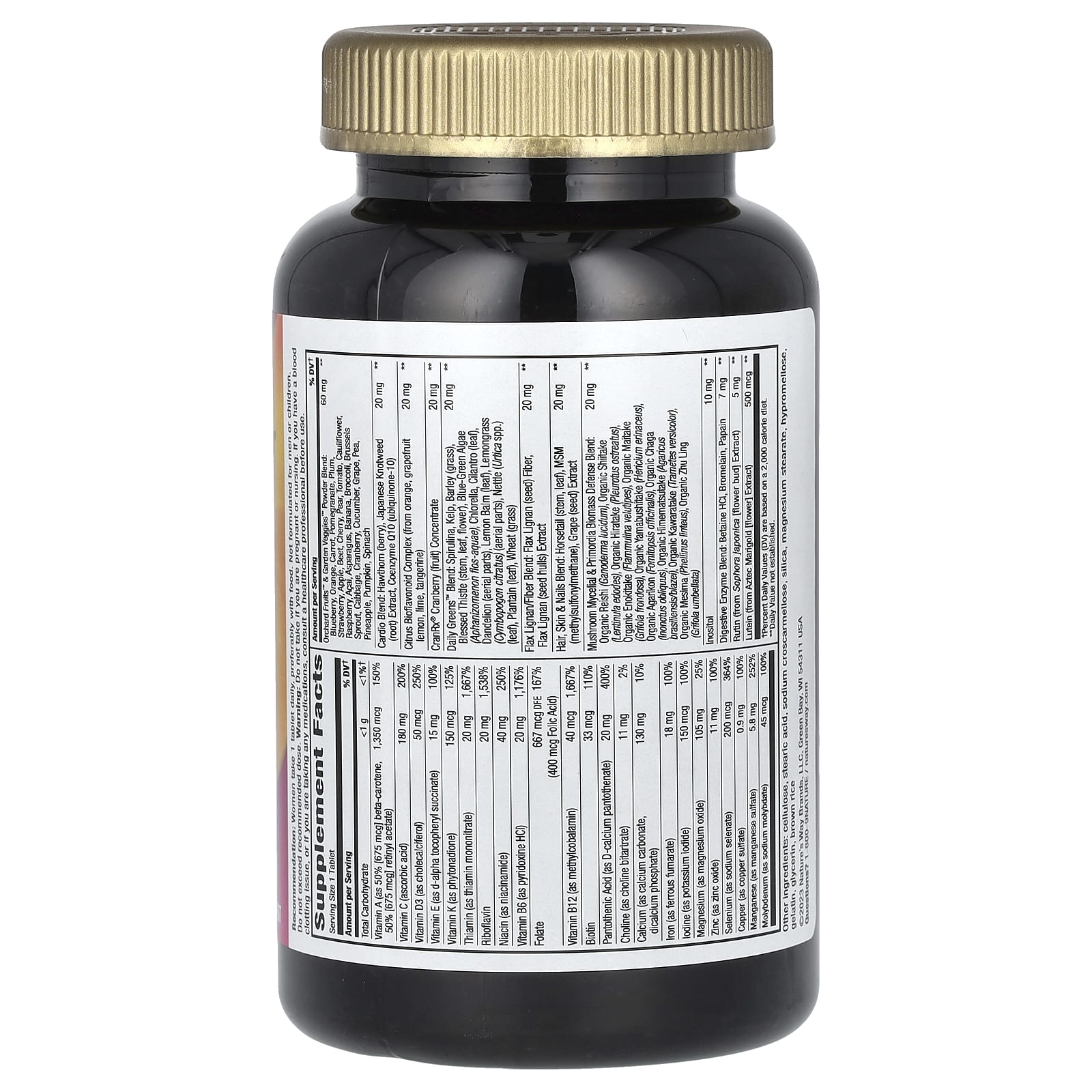 Nature's Way, Alive!, ультрамультивитамины для женщин, 150 таблеток