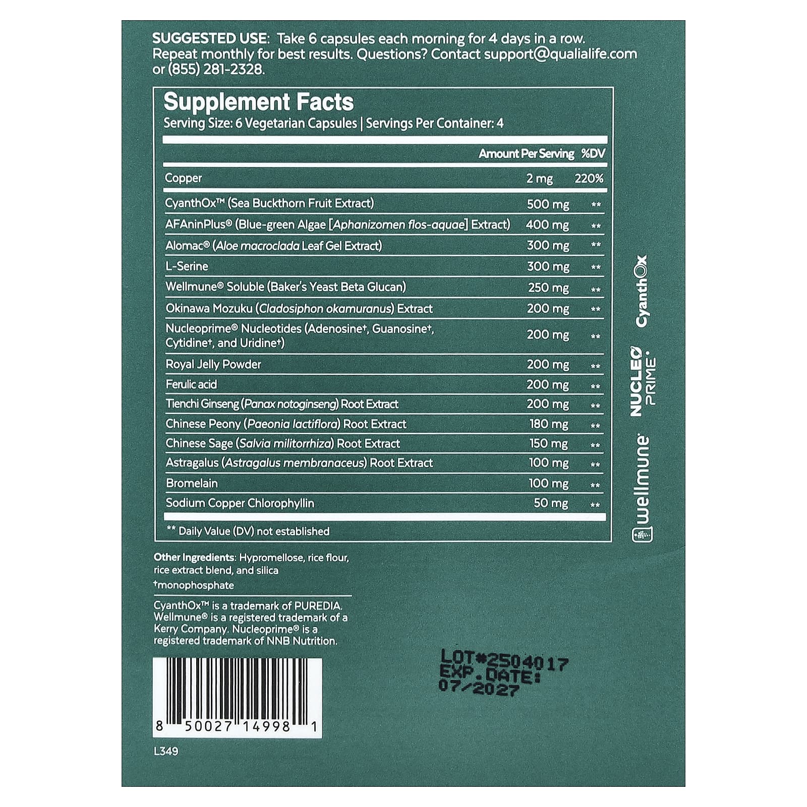 Qualia, Stem Cell™, 24 капсулы