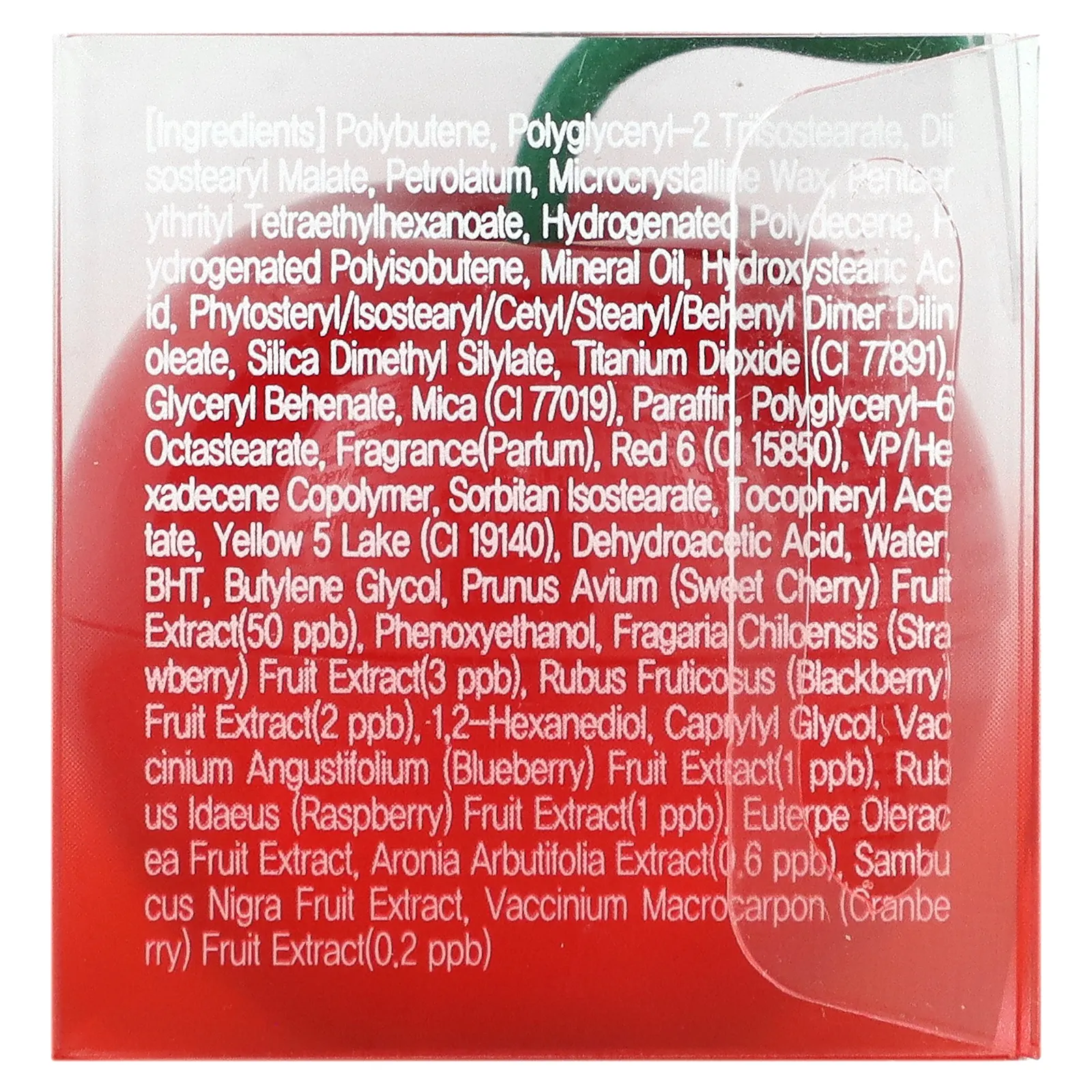 Tony Moly, Мини-бальзам для губ с вишней, 7 г (0,25 унции)