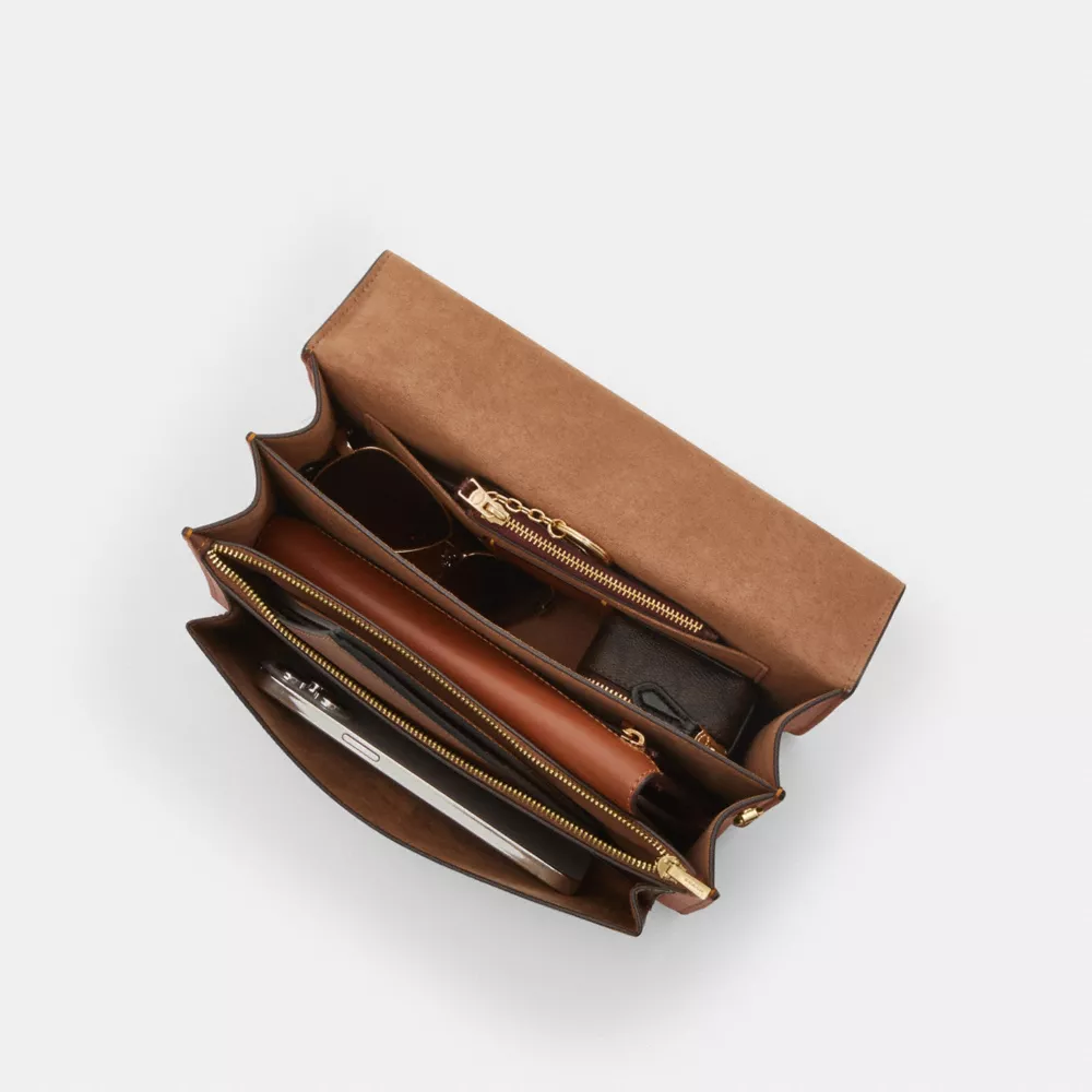 Сумка COACH Klare Top Handle Bag In Signature Canvas