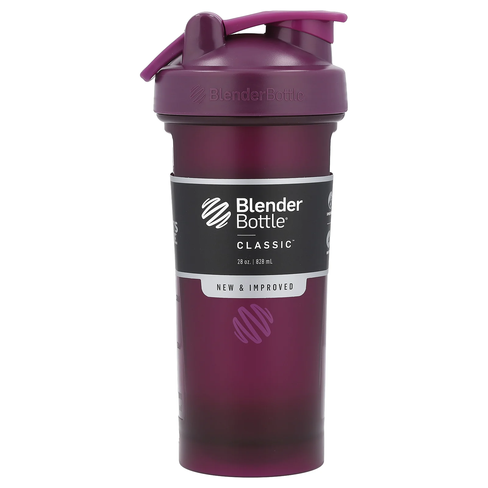 Blender Bottle, Classic with Loop, сливовый, 828 мл (28 унций)