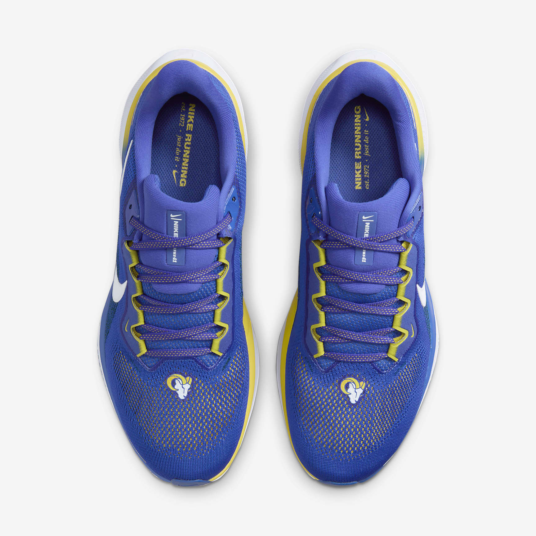 Nike Pegasus 41 NFL Los Angeles Rams Men's Road Running Shoes