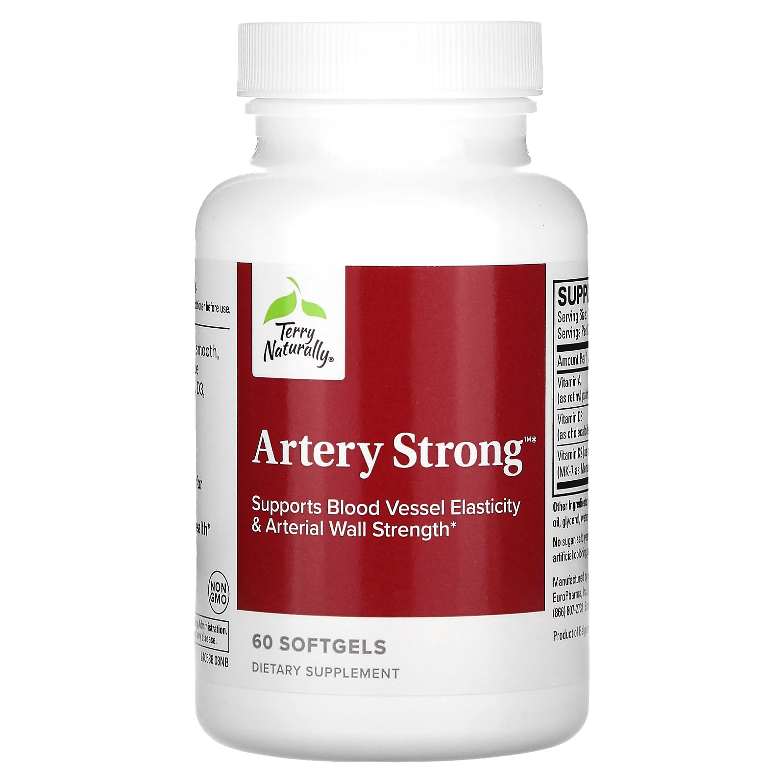Terry Naturally, Artery Strong, 60 мягких таблеток