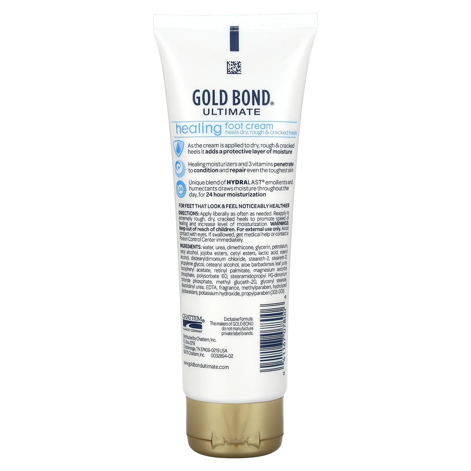 Gold Bond, Ultimate, заживляющий крем для ног, 113 г (4 унции)