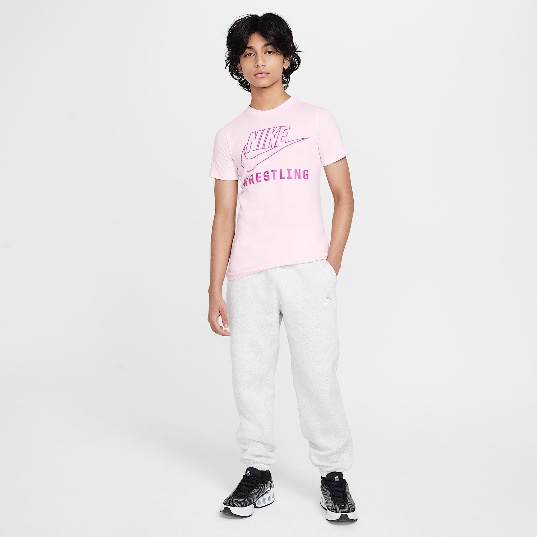 Nike Swoosh Big Kids' Wrestling T-Shirt