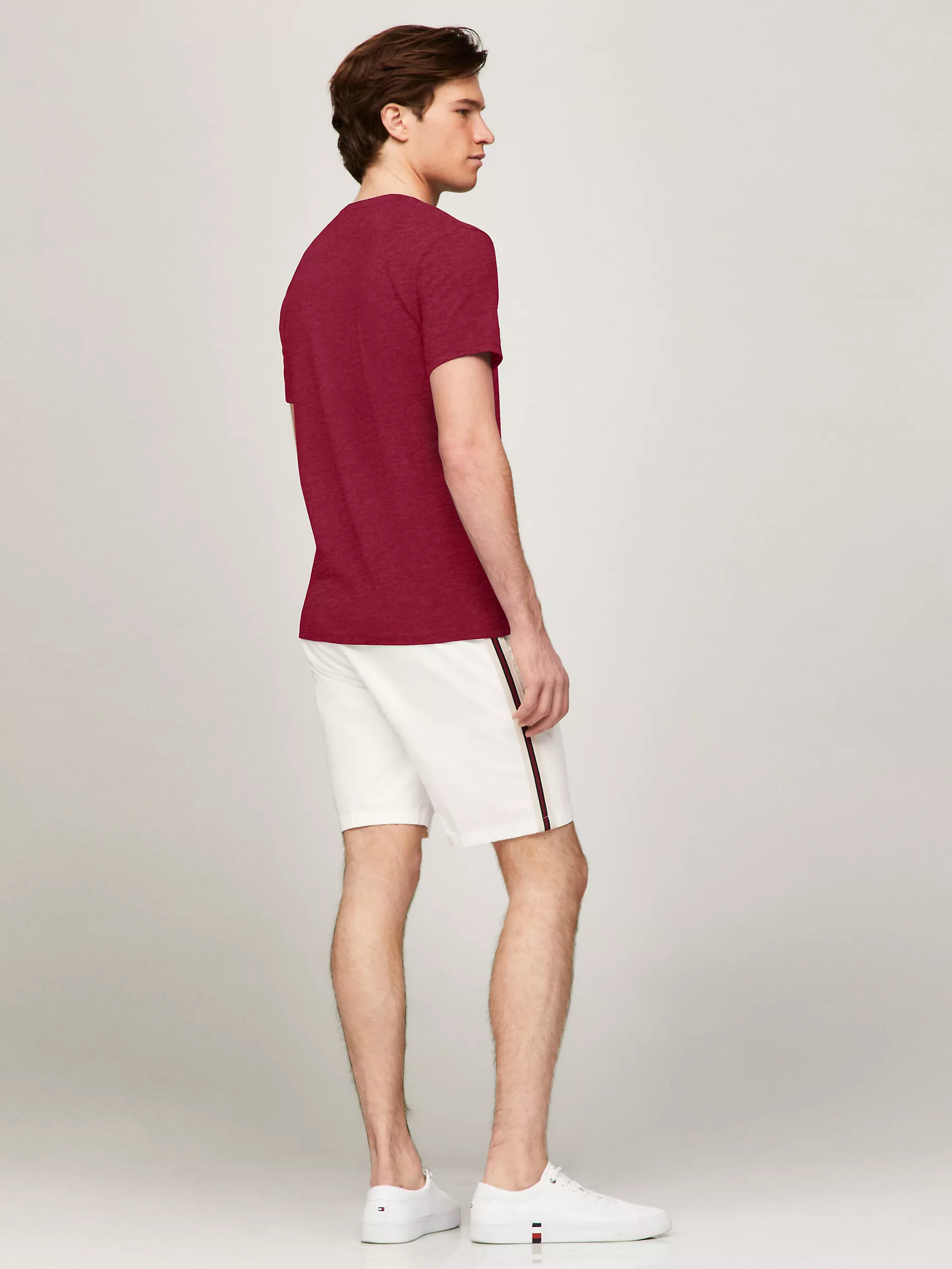 Мужская футболка Tommy Hilfiger, Футболка с тональным фирменным флаговым логотипом