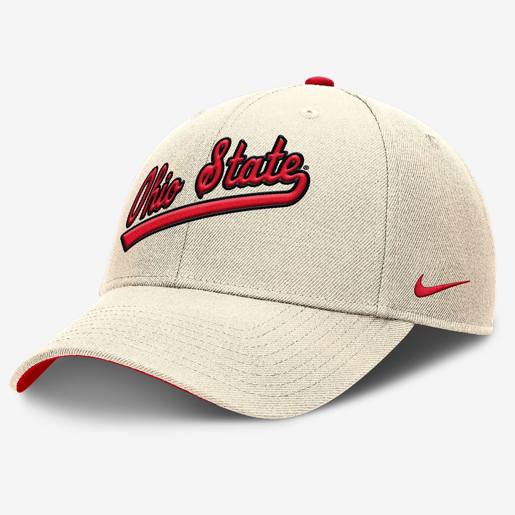 Ohio State Buckeyes Primetime Rise Men's Nike College Adjustable Hat