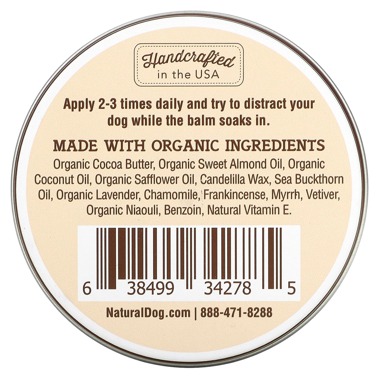 Natural Dog Company, Успокаивающее средство для кожи, увлажнение, 59 мл (2 унции)