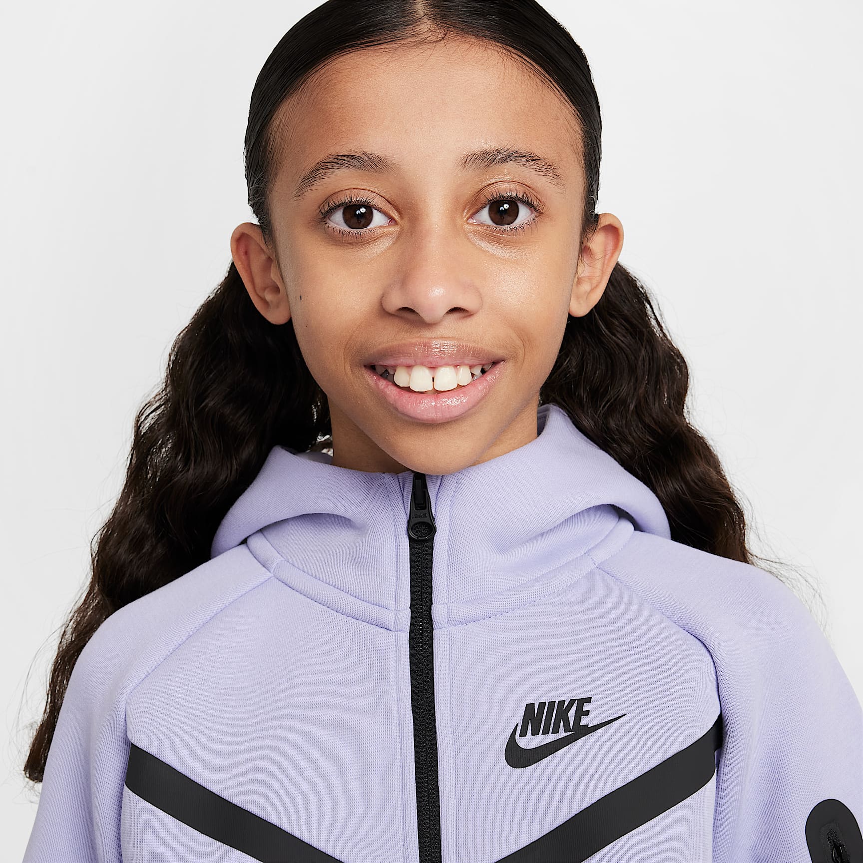 Nike Sportswear Tech Fleece Girls' Full-Zip Hoodie