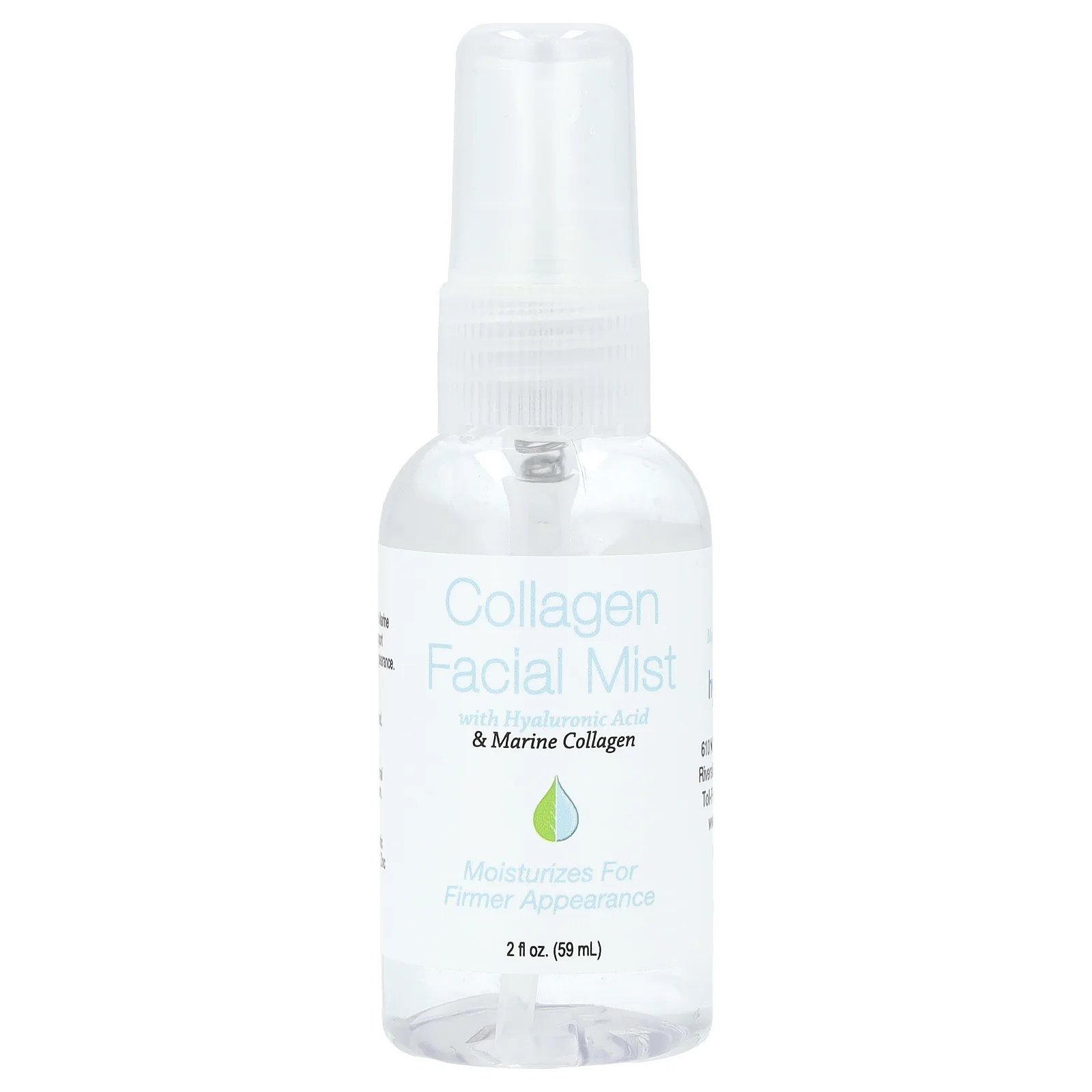 Hyalogic, коллагеновый спрей для лица, с гиалуроновой кислотой и морским коллагеном, без отдушек, 59 мл (2 жидк. унции)