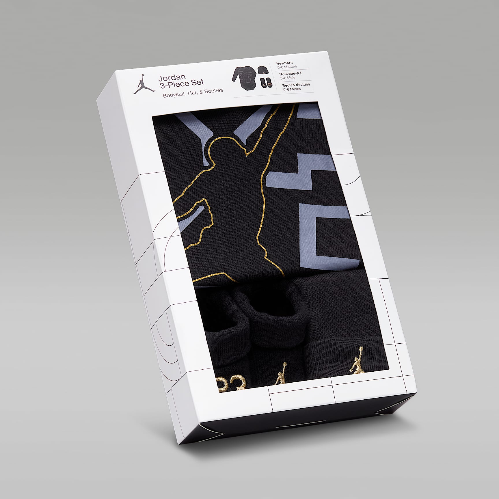 Jordan Baby (0-9M) See Me Shine 3-Piece Boxed Set