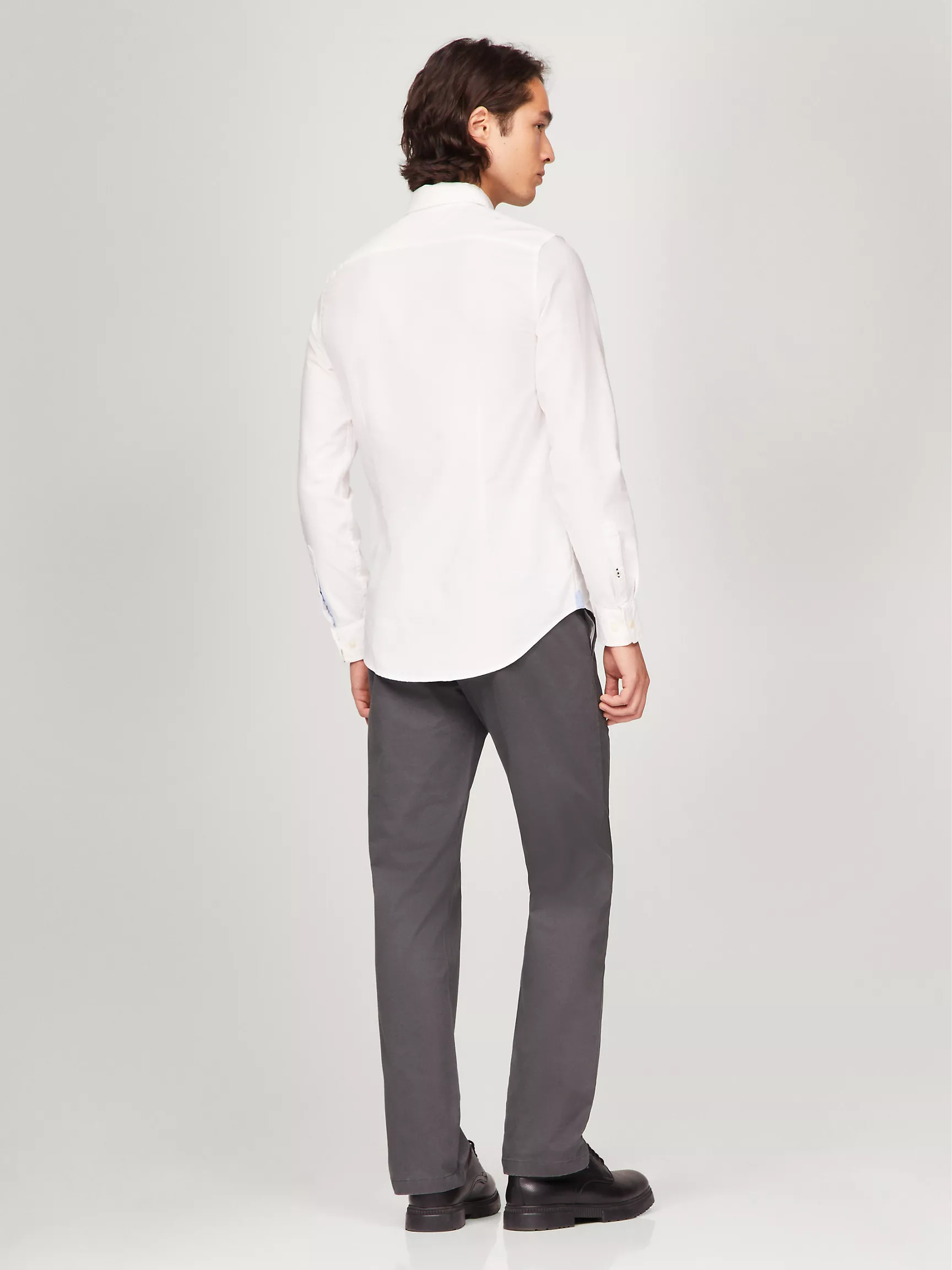 Мужская рубашка Tommy Hilfiger, Приталенная рубашка из оксфорда