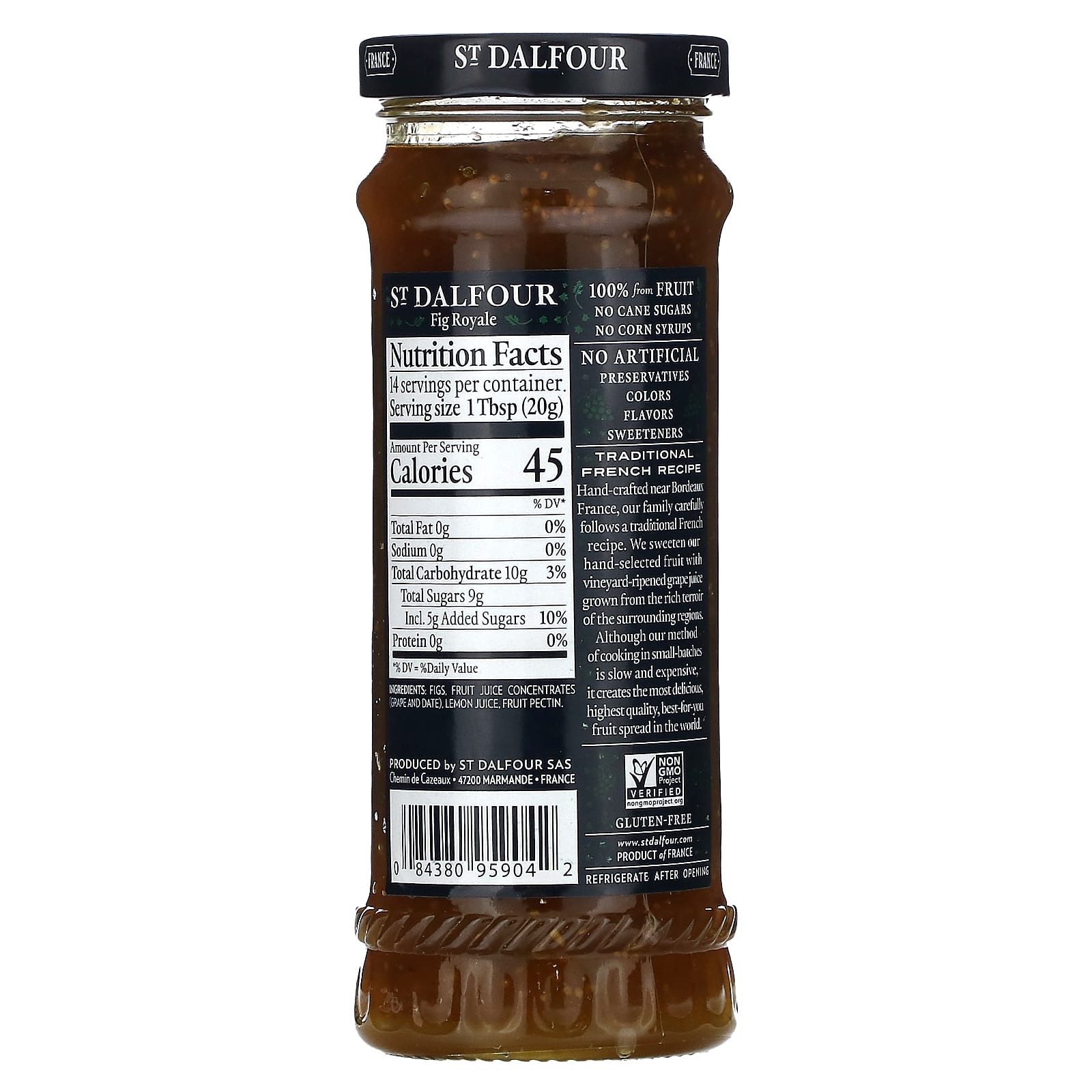 St. Dalfour, Королевский спред с инжиром, 284 г (10 унций)