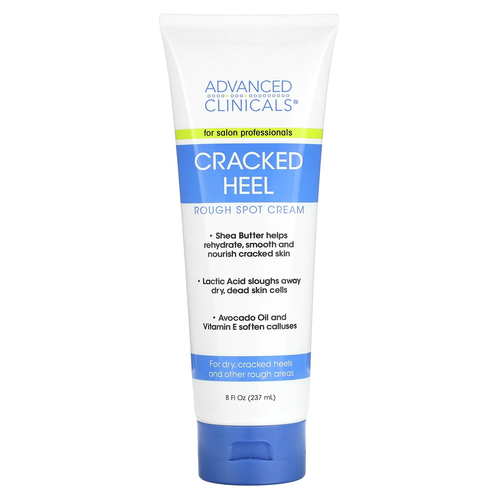 Advanced Clinicals, Cracked Heel, крем от шероховатых пятен, 237 мл (8 жидк. Унций)