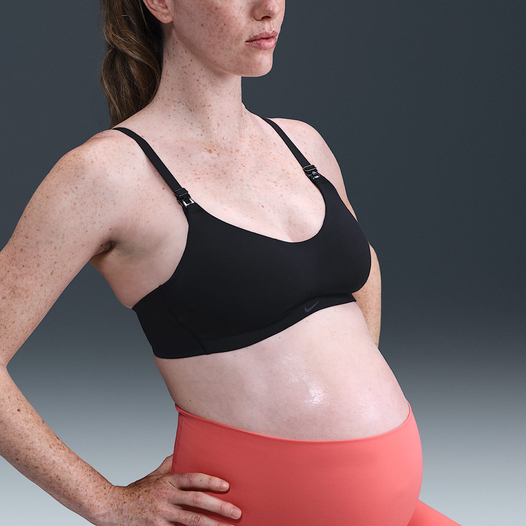 Nike (M) Alate Minimalist Women's Light-Support Padded Nursing Sports Bra (Maternity)