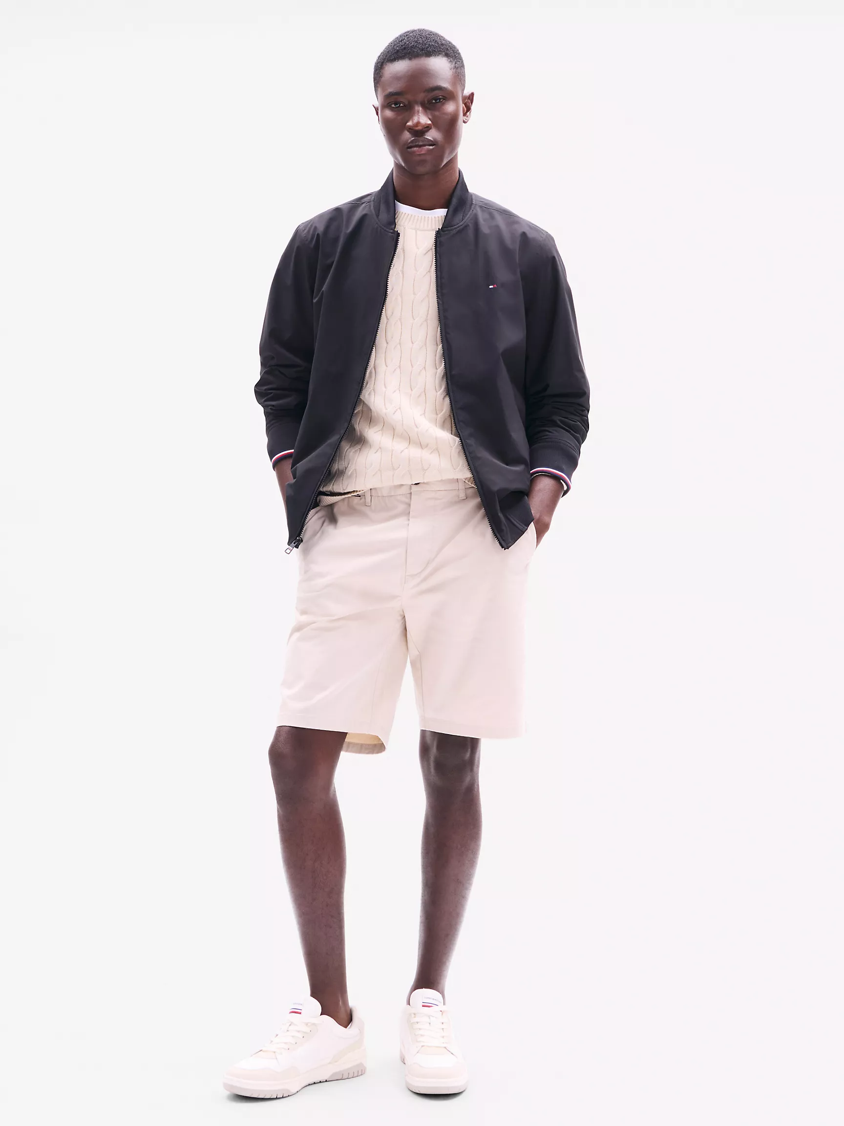 Мужская куртка Tommy Hilfiger, Легкий водоотталкивающий бомбер