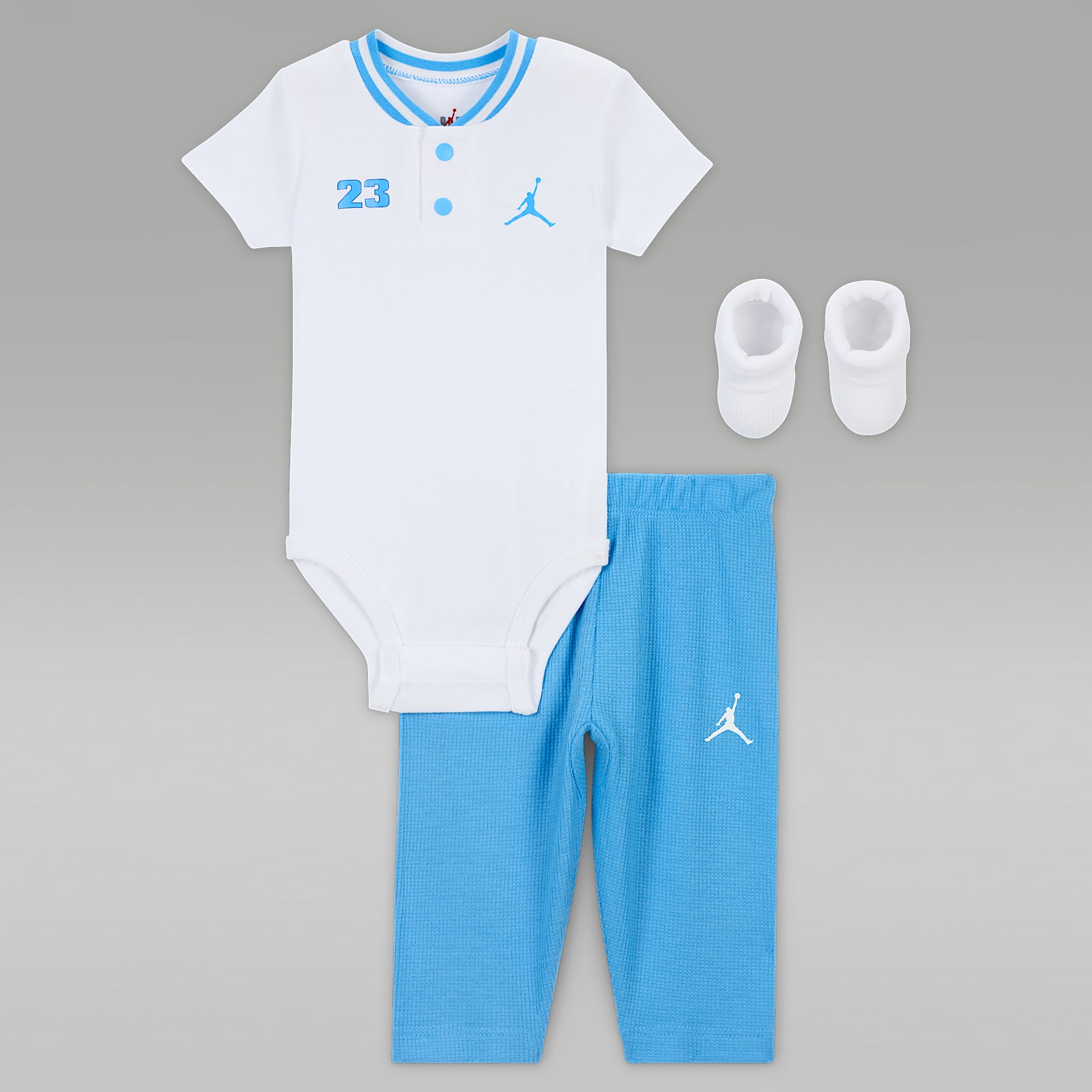 Jordan Baby Jersey Henley 3-Piece Set
