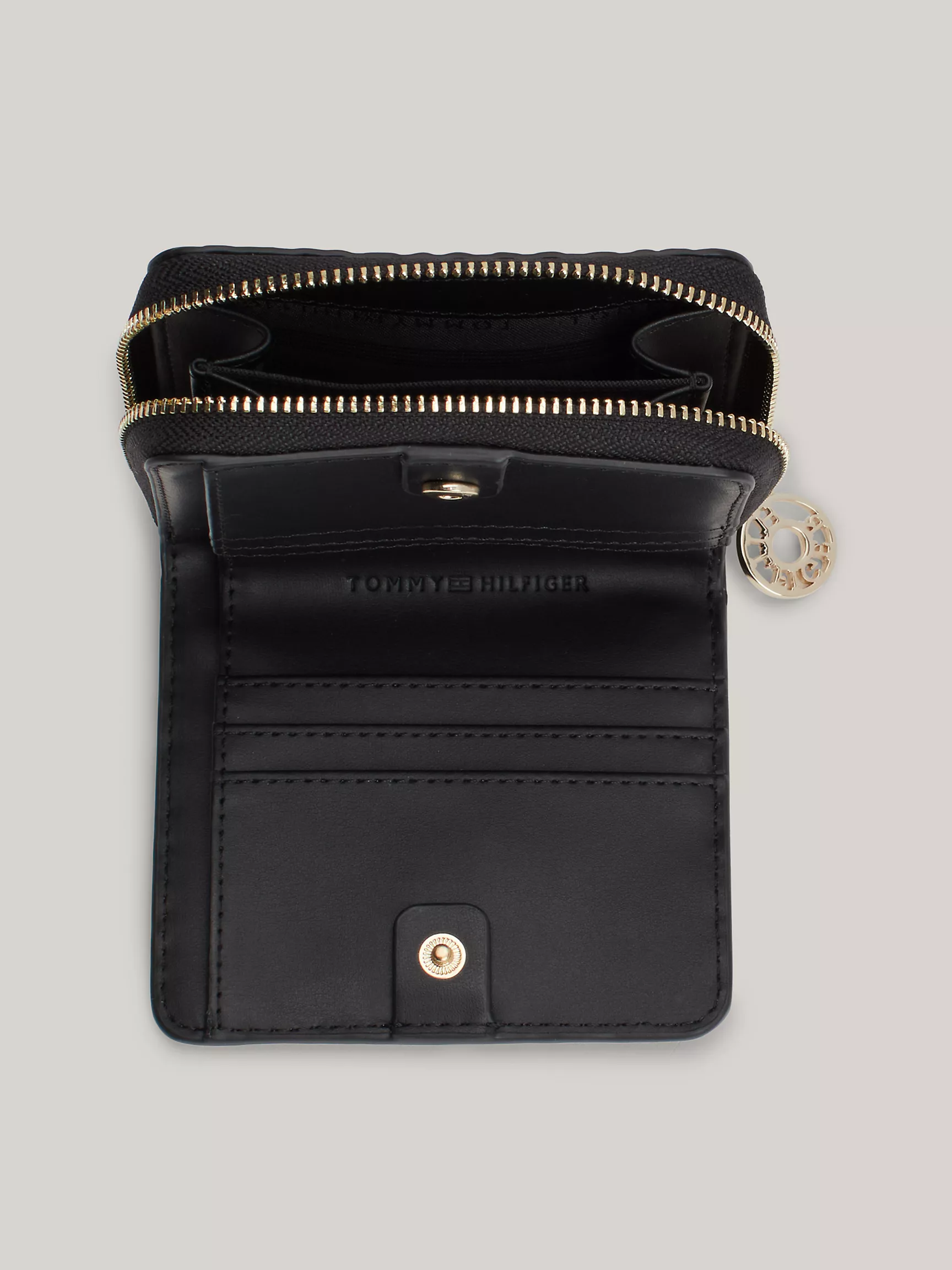 Женский кошелек Tommy Hilfiger, Кошелек на молнии с монограммным узором Tommy