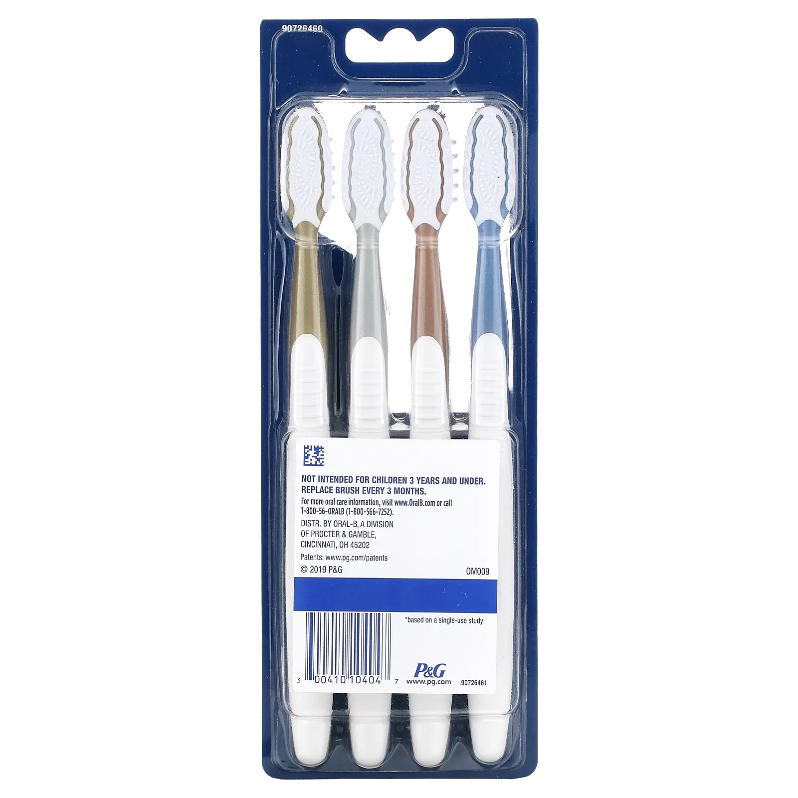 Oral-B, CrossAction All In One, зубная щетка, мягкая, 4 зубные щетки