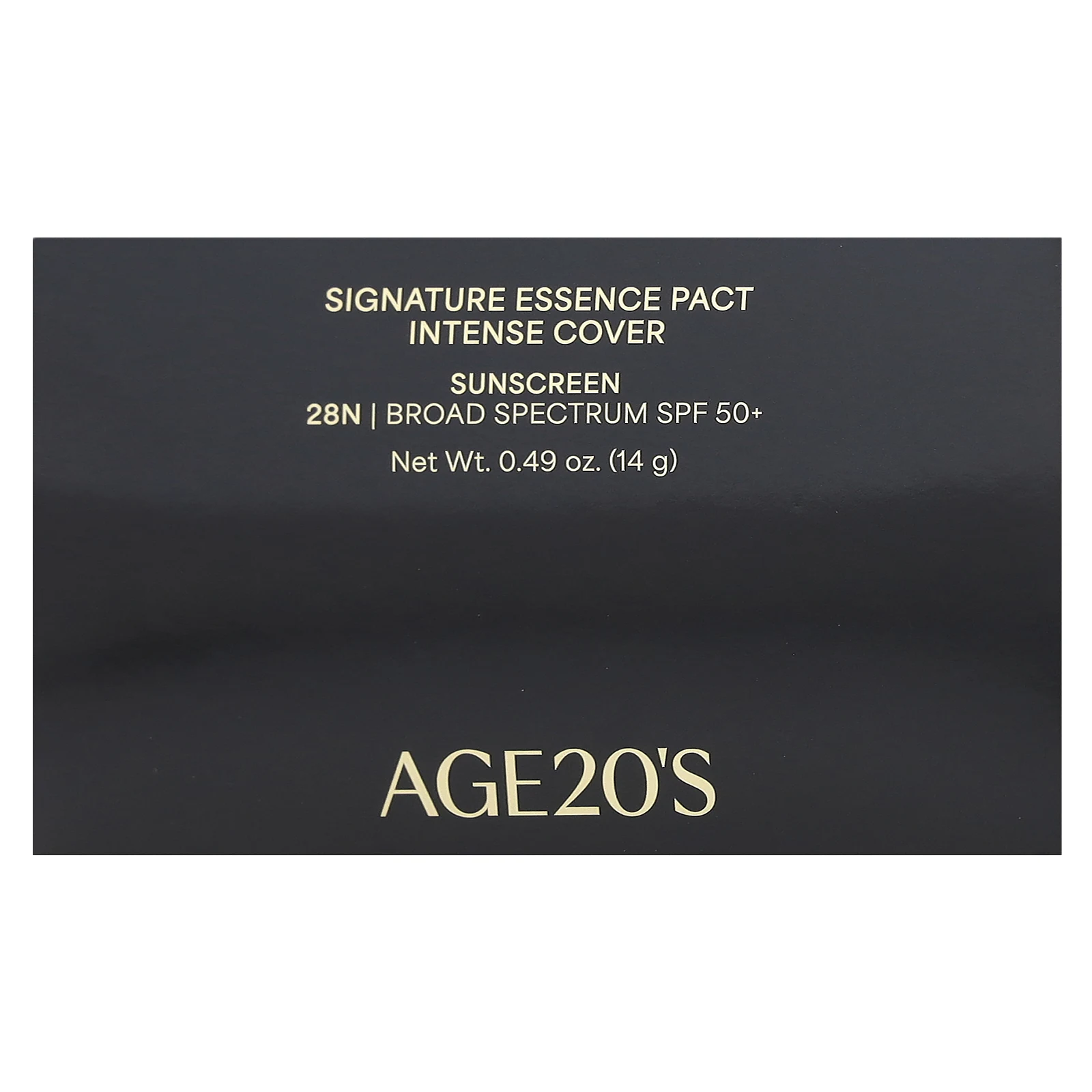 AGE20'S, Signature Essence Pact, Intense Cover, SPF 50+, 28N, 14 г (0,49 унции)