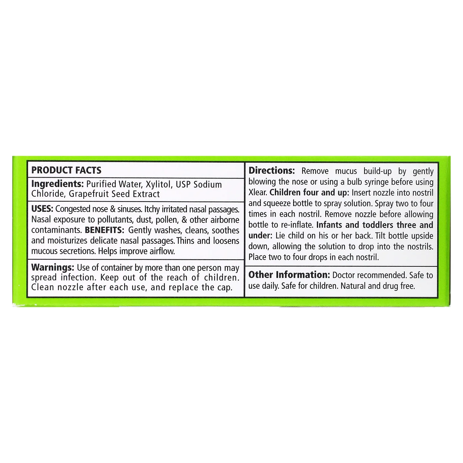Kid's Xlear, солевой назальный спрей для детей, 22 мл (0,75 жидк. унции)