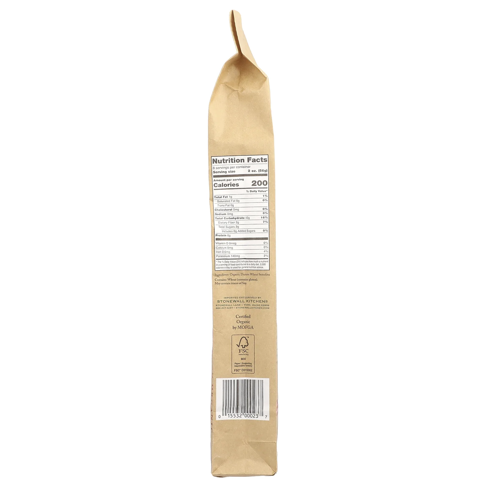 Montebello, Organic Bucatini, 16 oz (454 g)