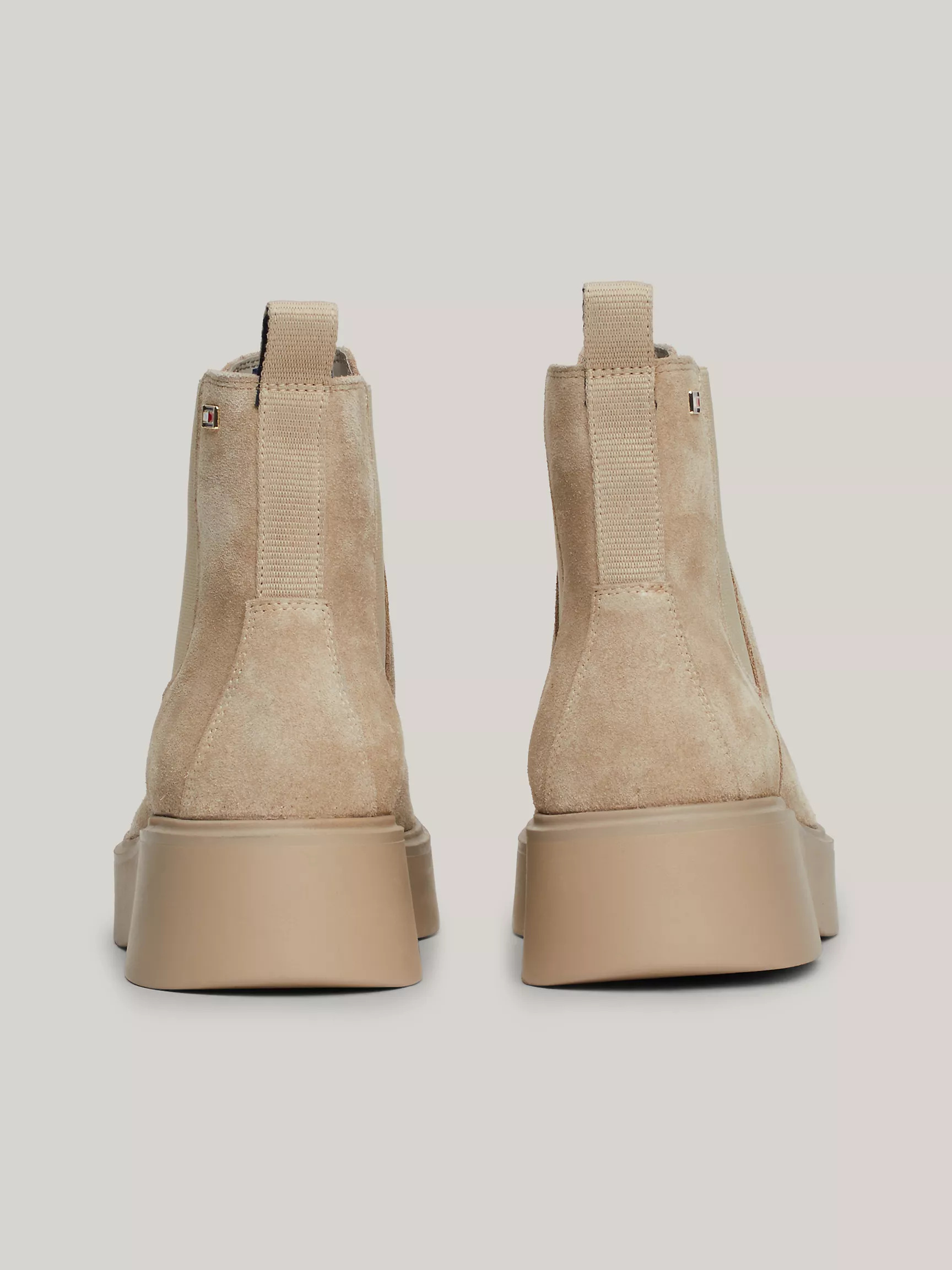 Женские ботинки Tommy Hilfiger, Замшевые челси с массивной подошвой