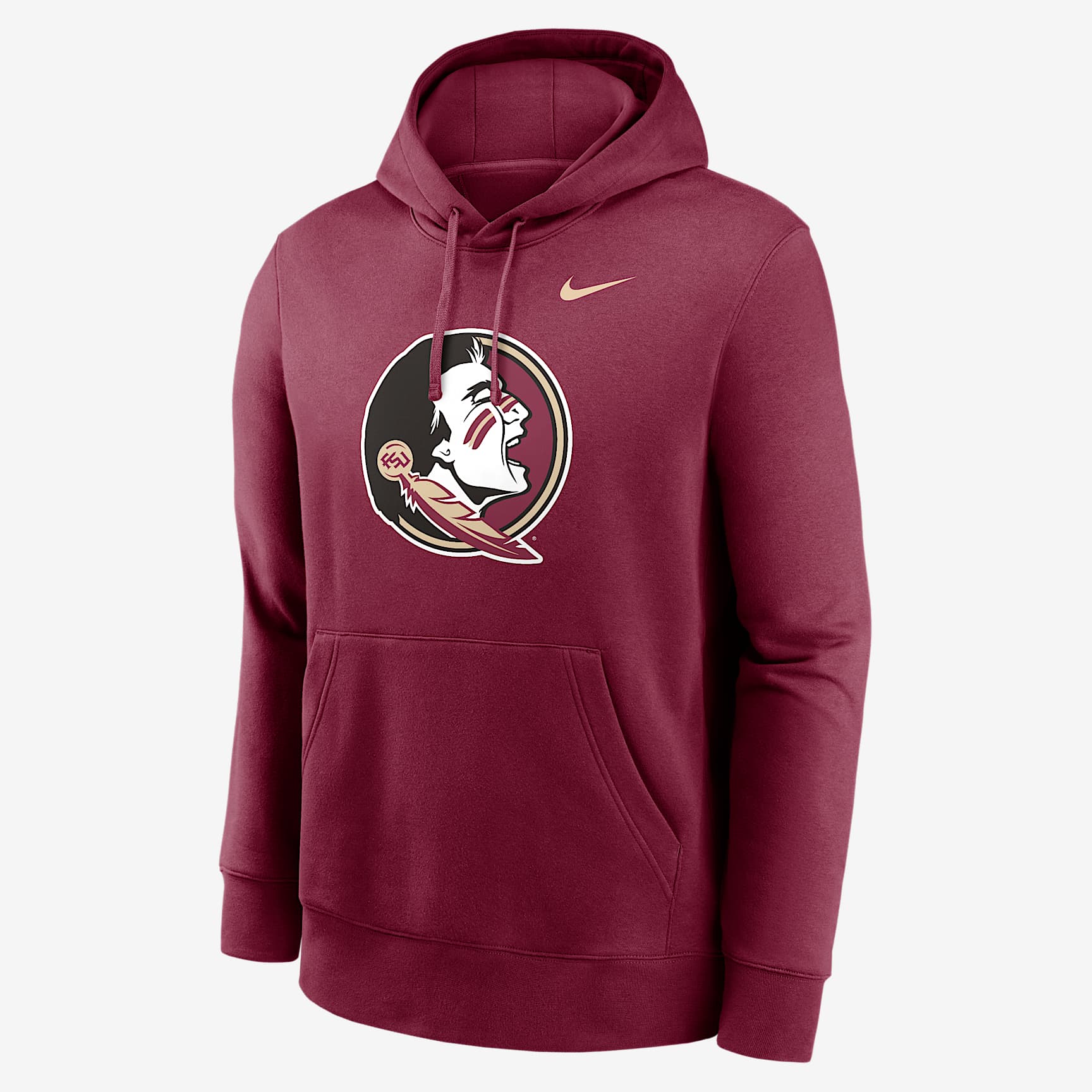 Florida State Seminoles Primetime Evergreen Club Primary Logo Men's Nike College Pullover Hoodie