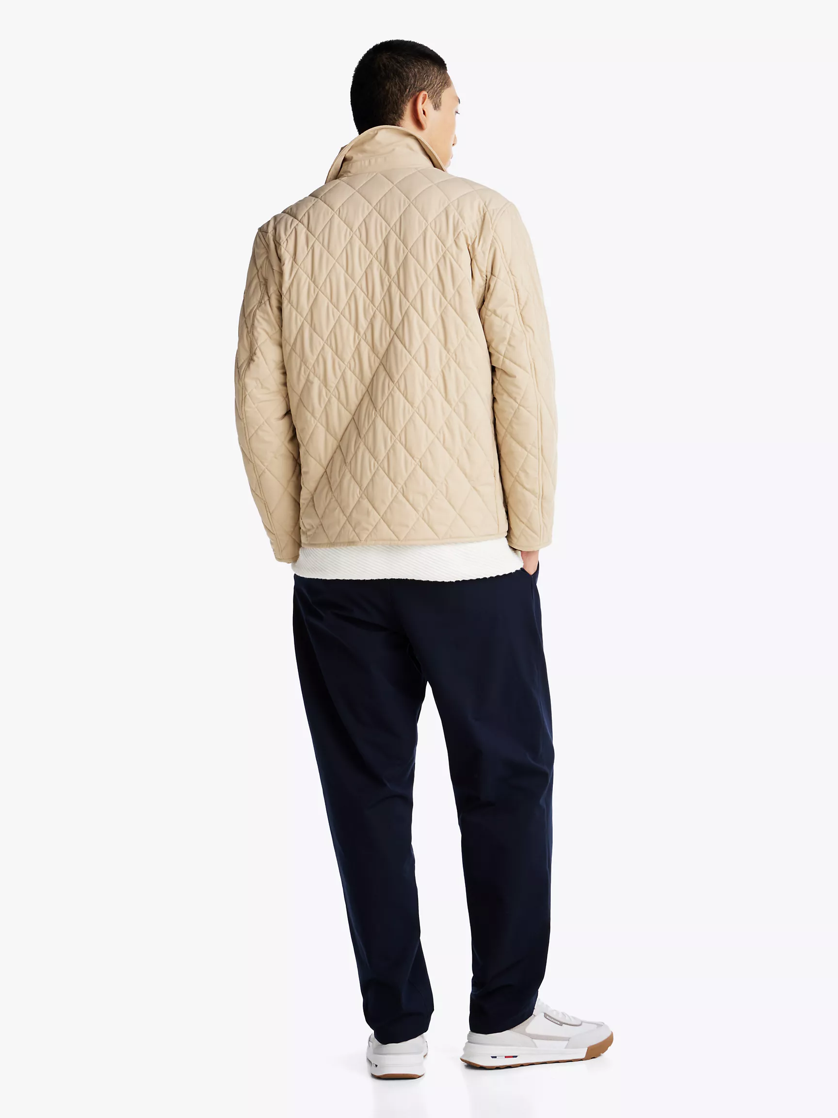 Мужская куртка Tommy Hilfiger, Стеганая рабочая куртка с ромбовидным узором