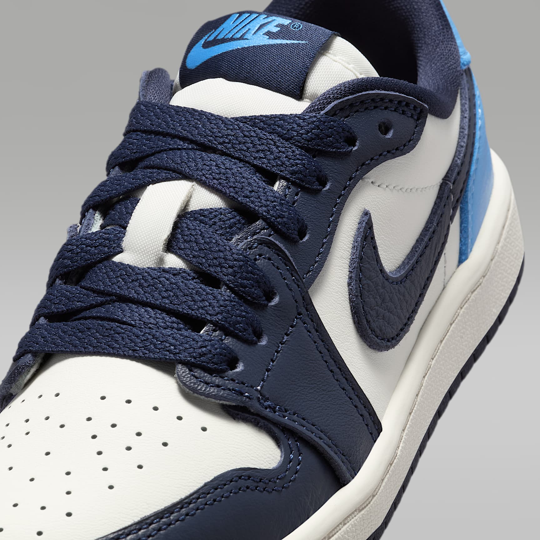 Jordan 1 Retro Low "Obsidian" Little Kids' Shoes