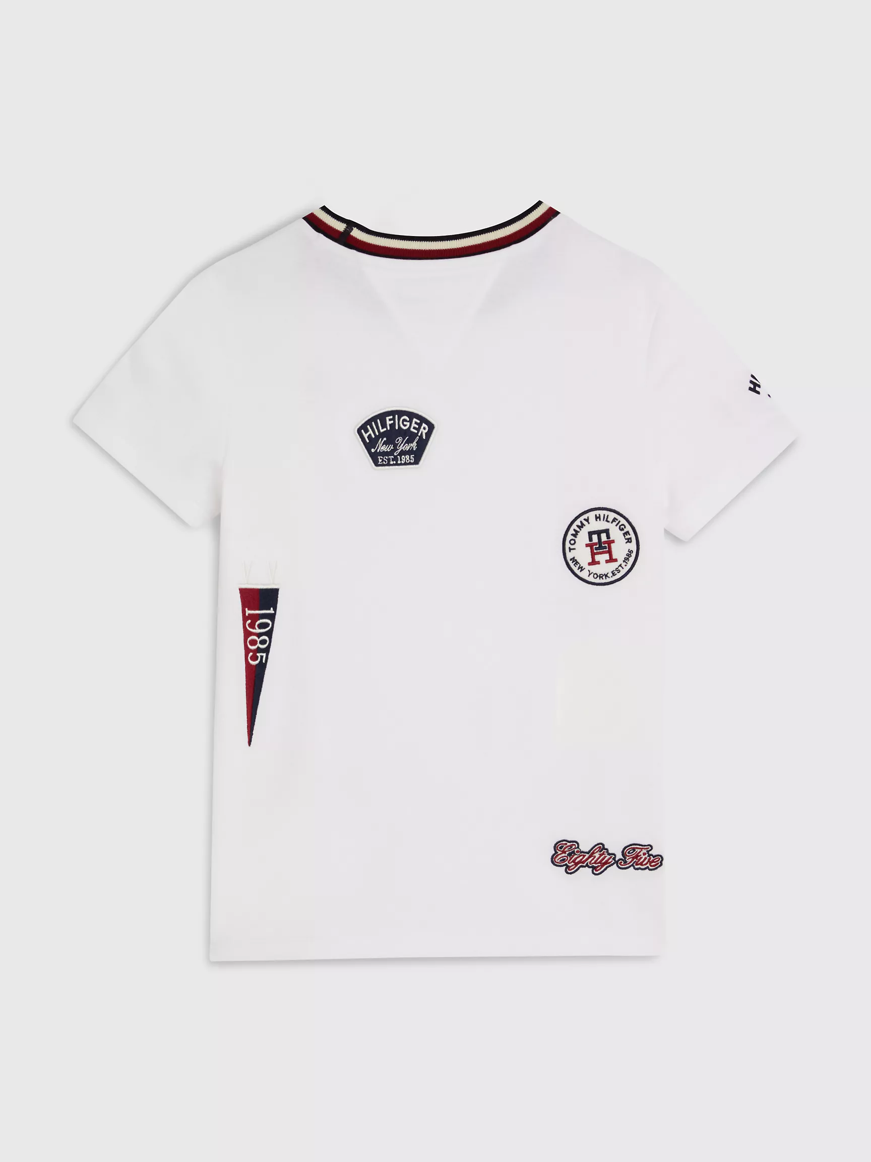 Футболка Tommy Hilfiger для мальчиков, Детская футболка с логотипом TH Monogram в виде значка