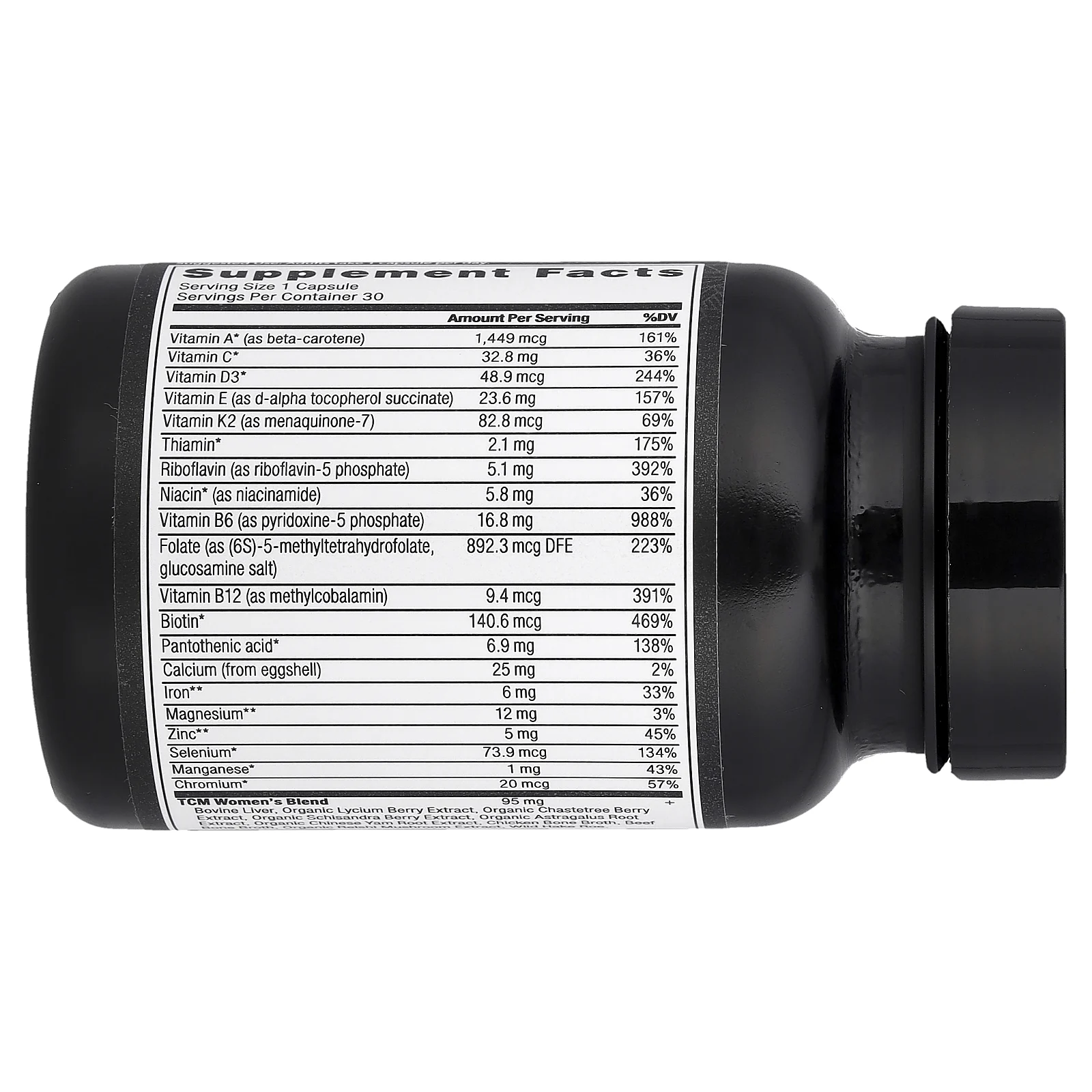 Ancient Nutrition, мультивитамины для женщин, один раз в день, 30 капсул