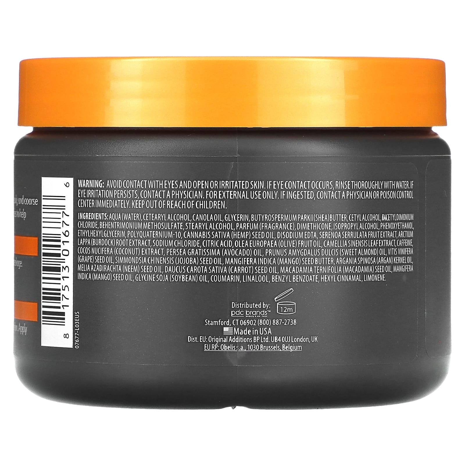 Cantu, Men's Collection, несмываемый кондиционер с маслом ши, 370 г (13 унций)
