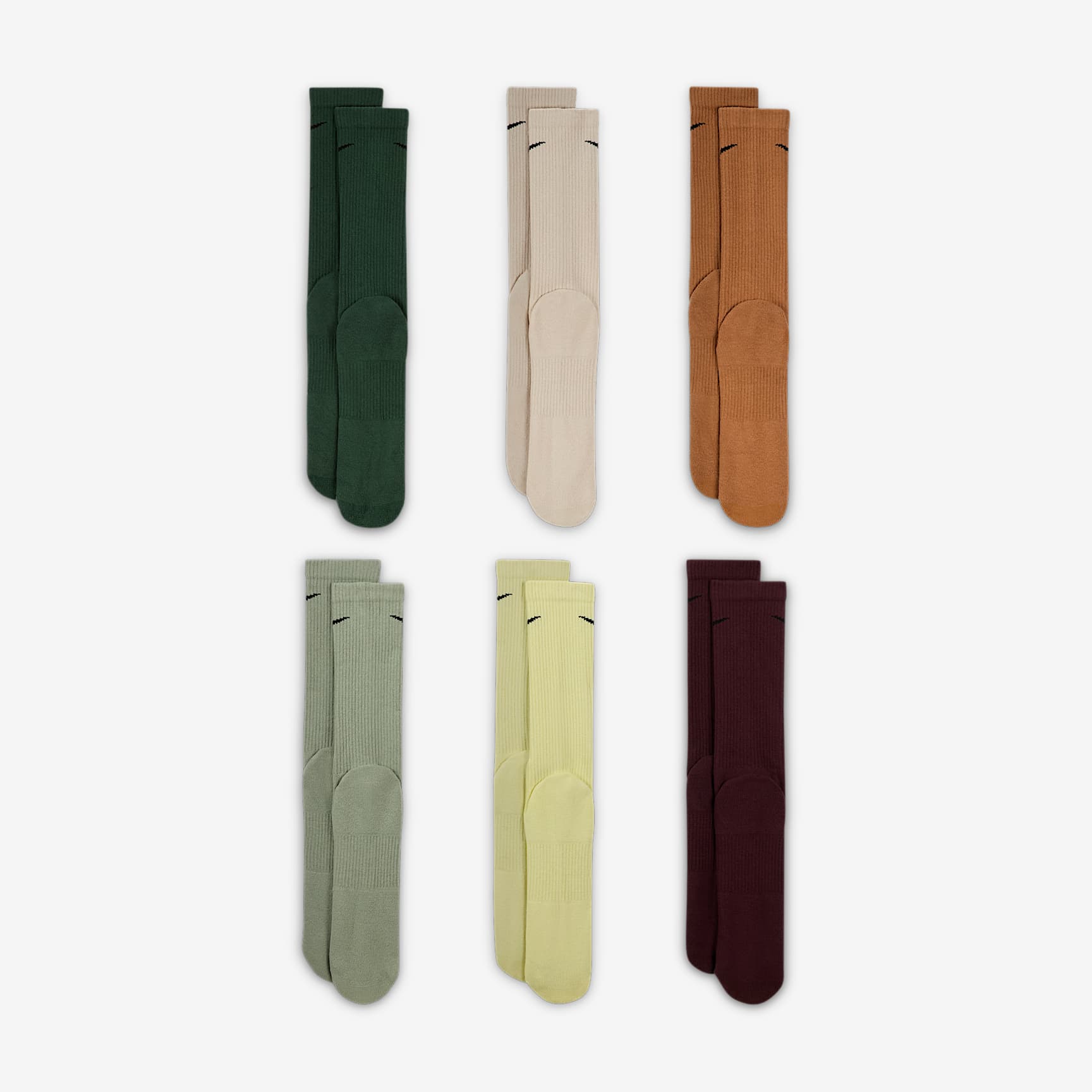 Nike Everyday Plus Cushioned Training Crew Socks (6 Pairs)