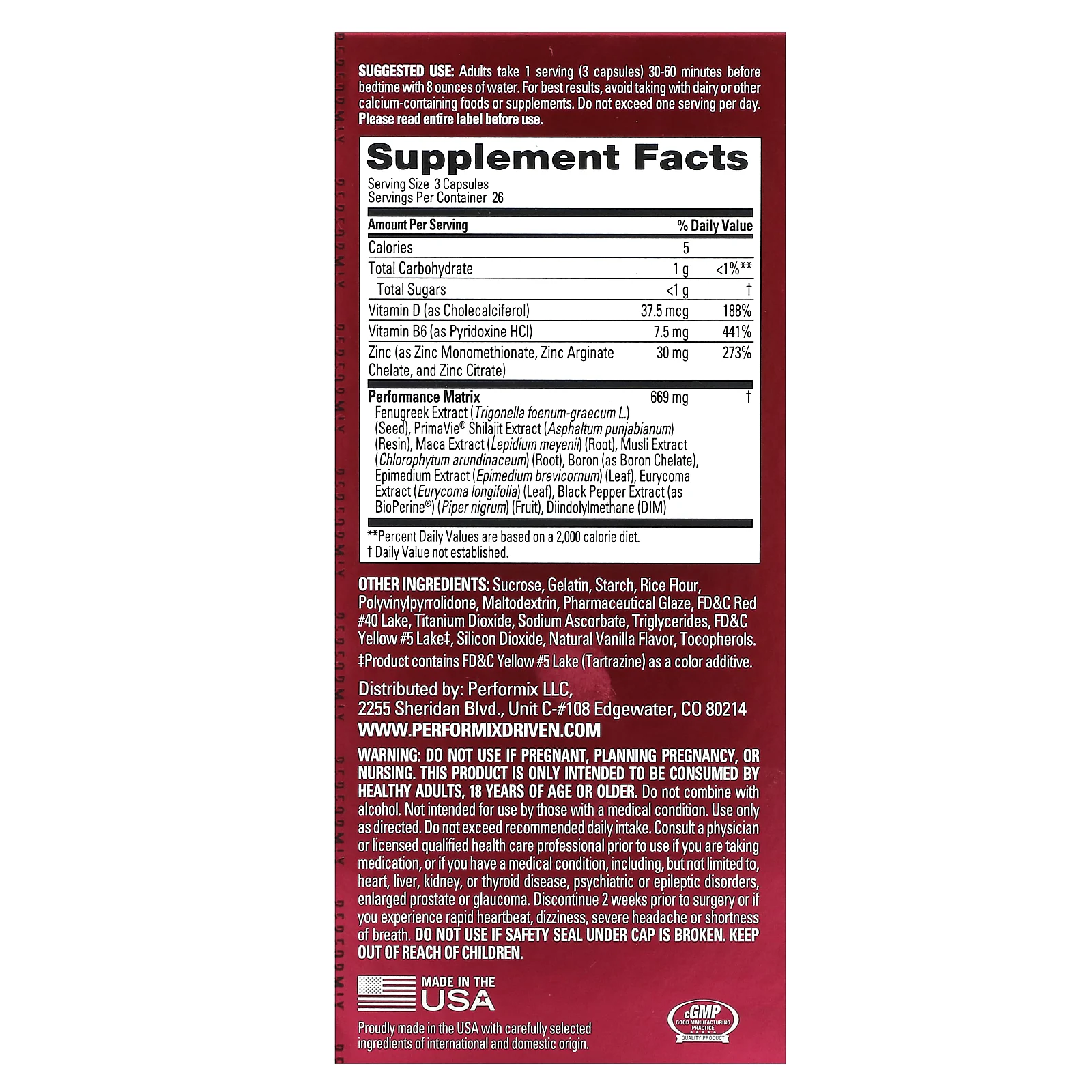 Performix, Super Male T, витамин для мужчин, 78 капсул