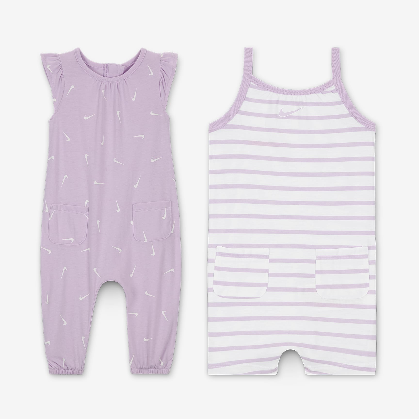 Nike Essentials Baby (0-9M) 2-Pack Romper Set