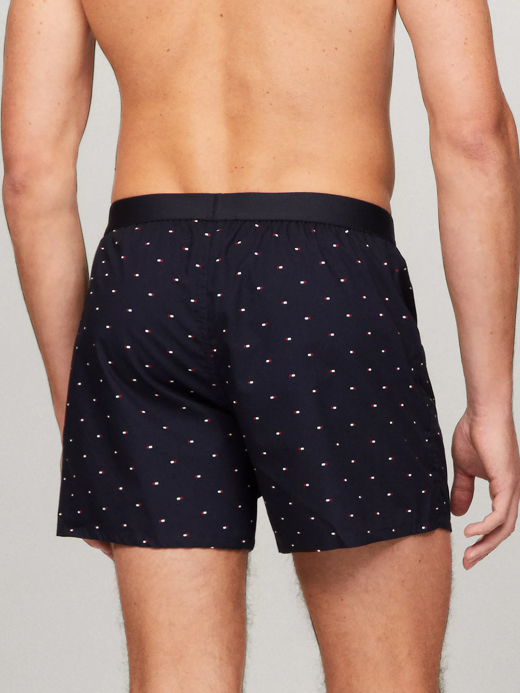 Мужское нижнее белье Tommy Hilfiger, Приталенные тканевые боксеры