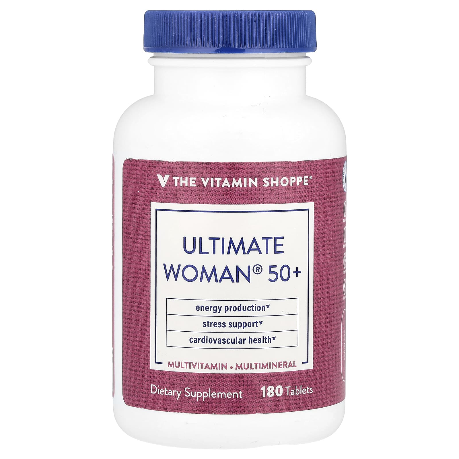 The Vitamin Shoppe, Ultimate Woman® 50+, мультивитамины и мультиминералы, 180 таблеток