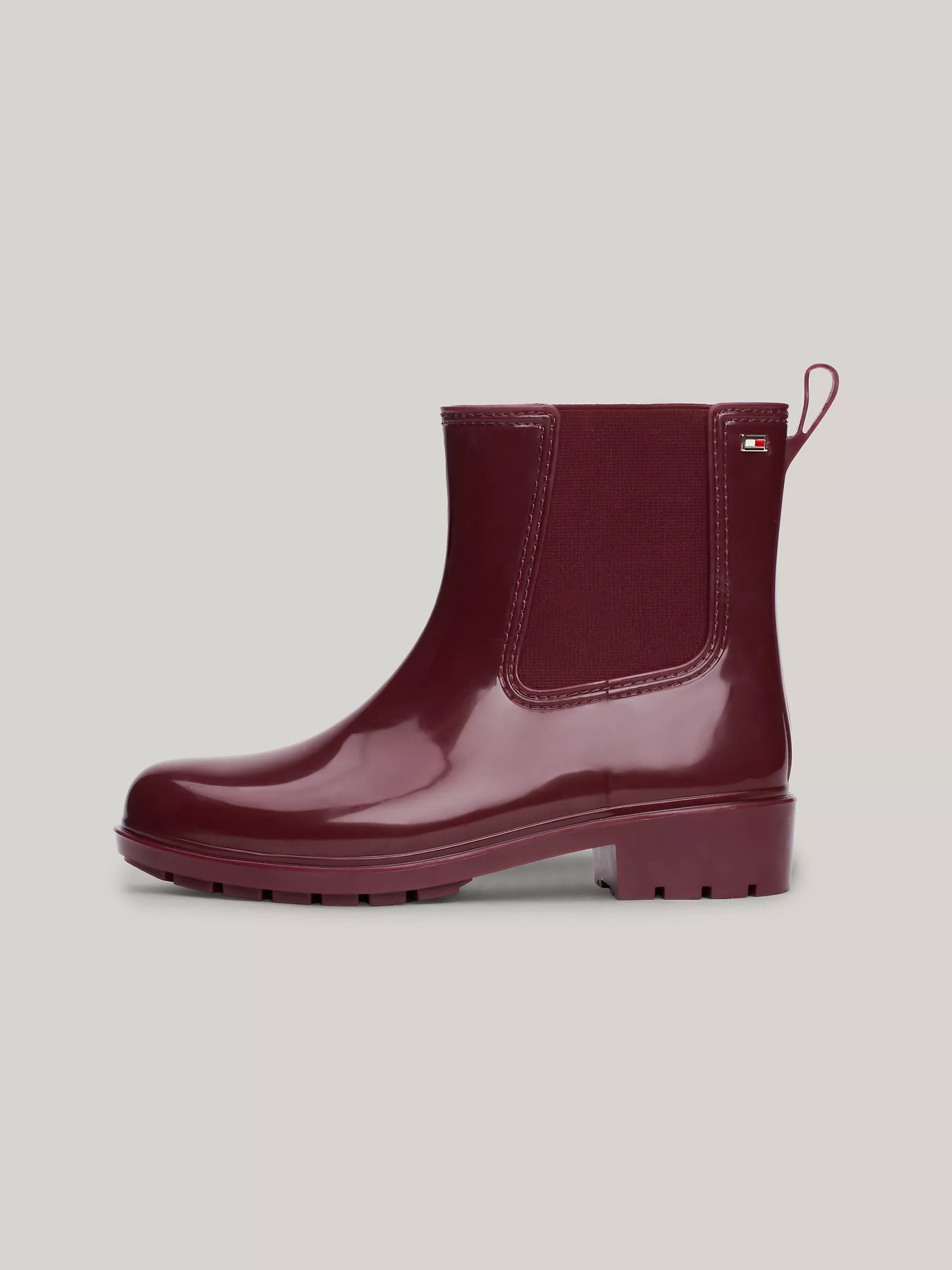 Женские ботинки Tommy Hilfiger, Резиновые сапоги на рифленой подошве