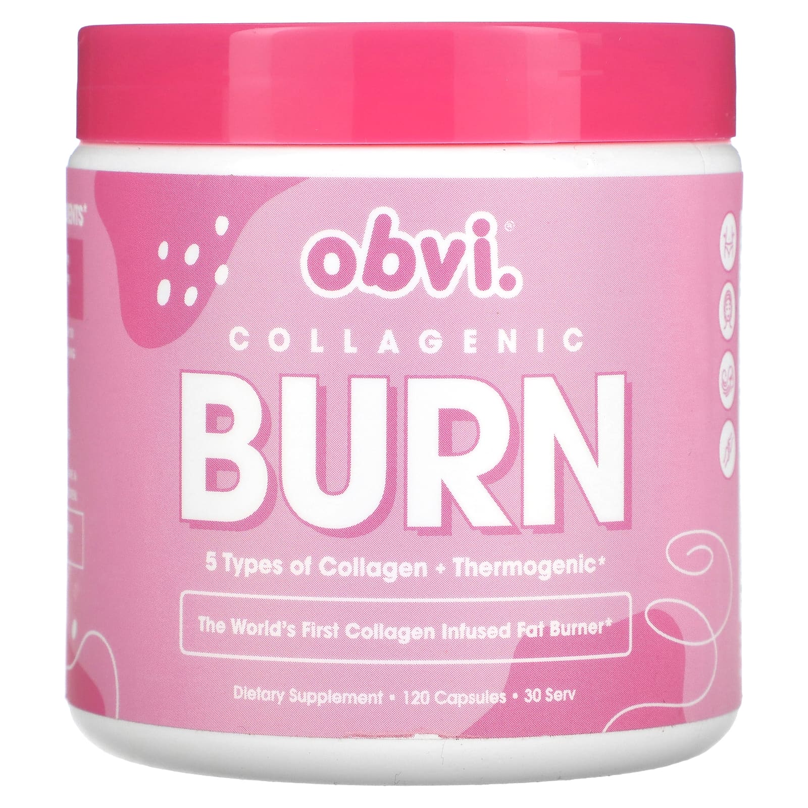 Obvi, Collagenic Burn, 120 капсул