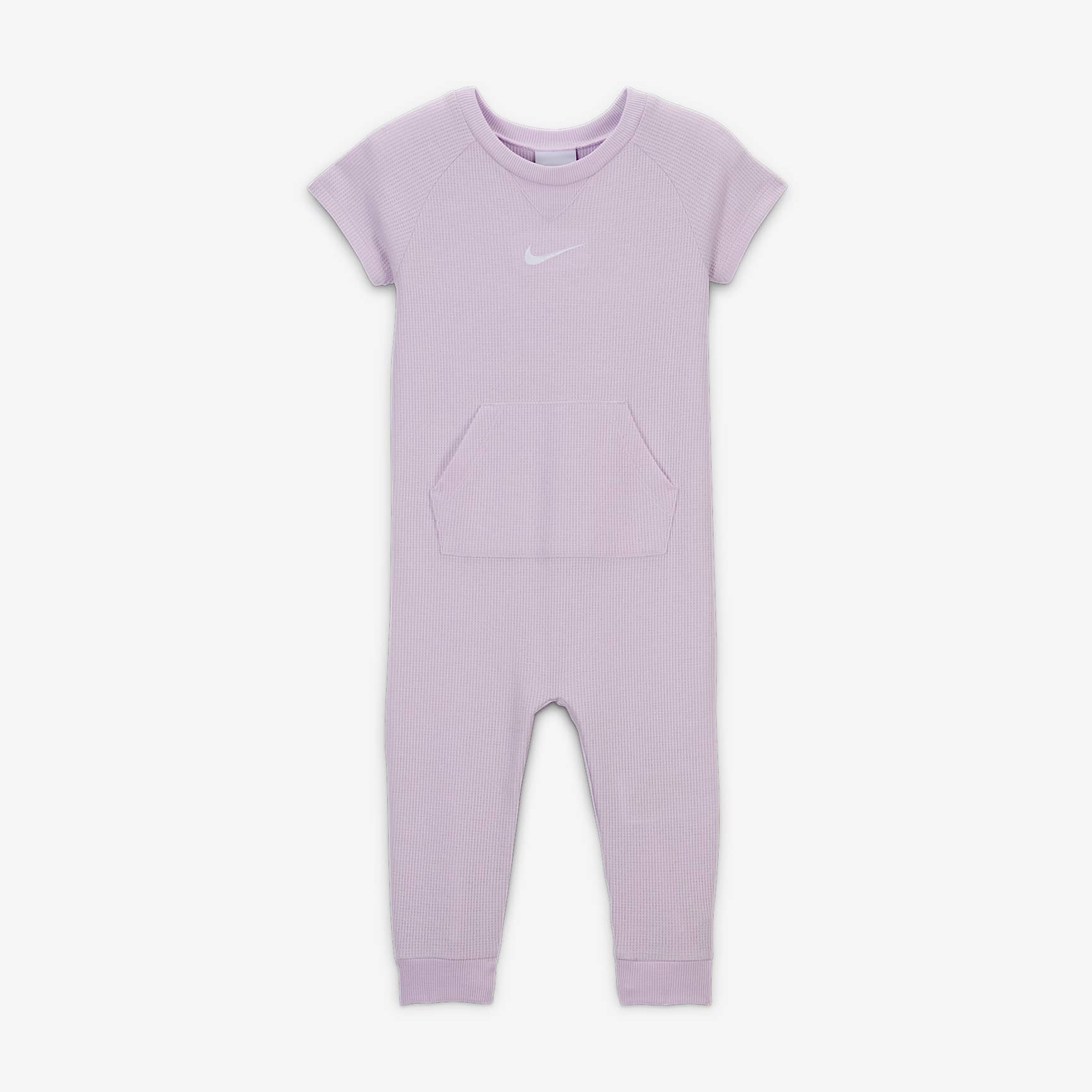 Nike Essentials Baby (0-9M) Short Sleeve Waffle Knit Coverall