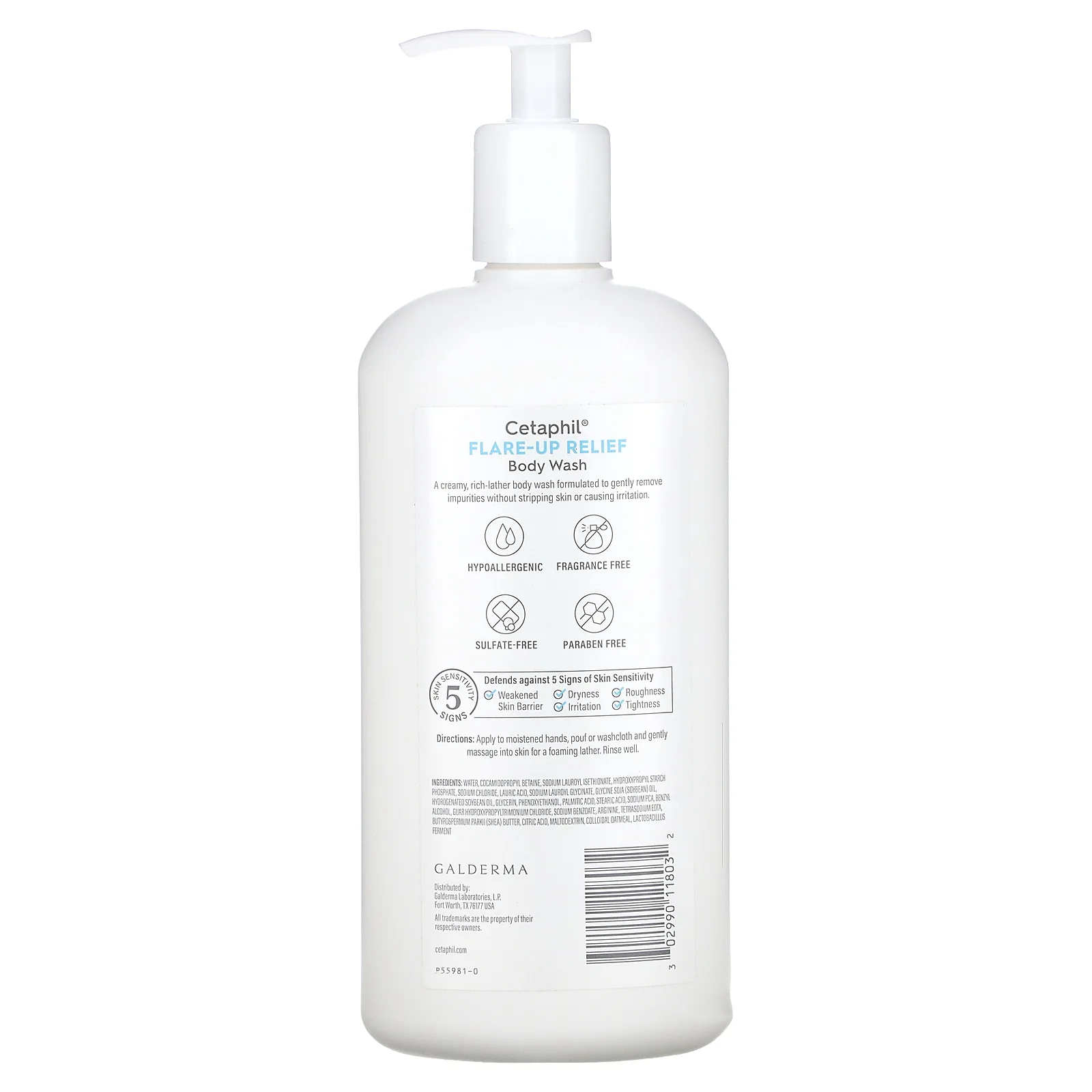Cetaphil, Очищающее гель для душа для тела от Flare-Up, 591 мл (20 жидк. Унций)