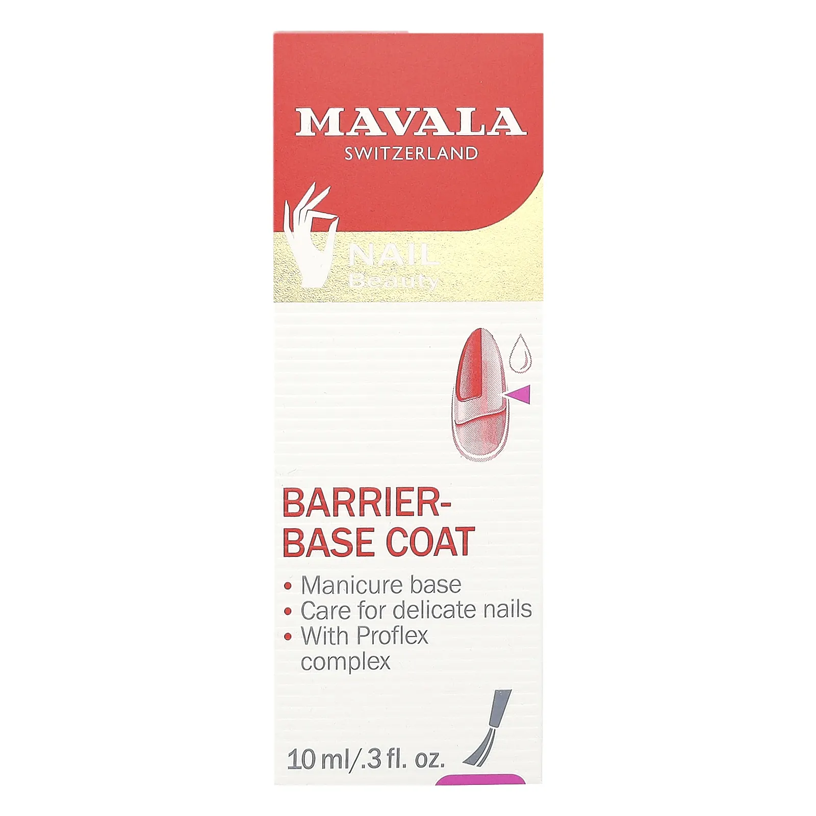 Mavala, Barrier-Basecoat, 10 мл (0,3 жидк. унции)