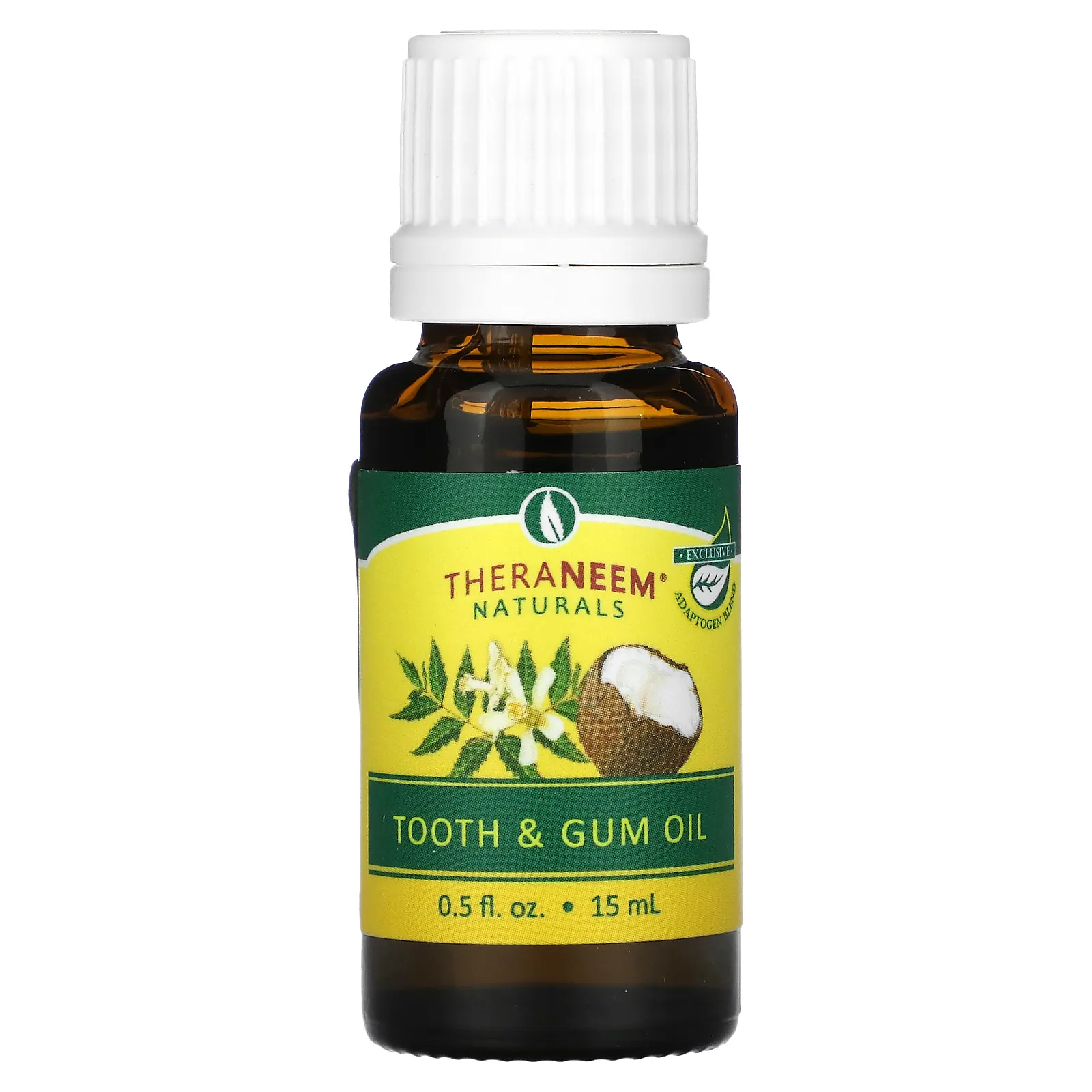 Organix South, TheraNeem Naturals, масло для зубов и десен с нимом, средство для ухода за полостью рта, 15 мл (0,5 жидк. унции)