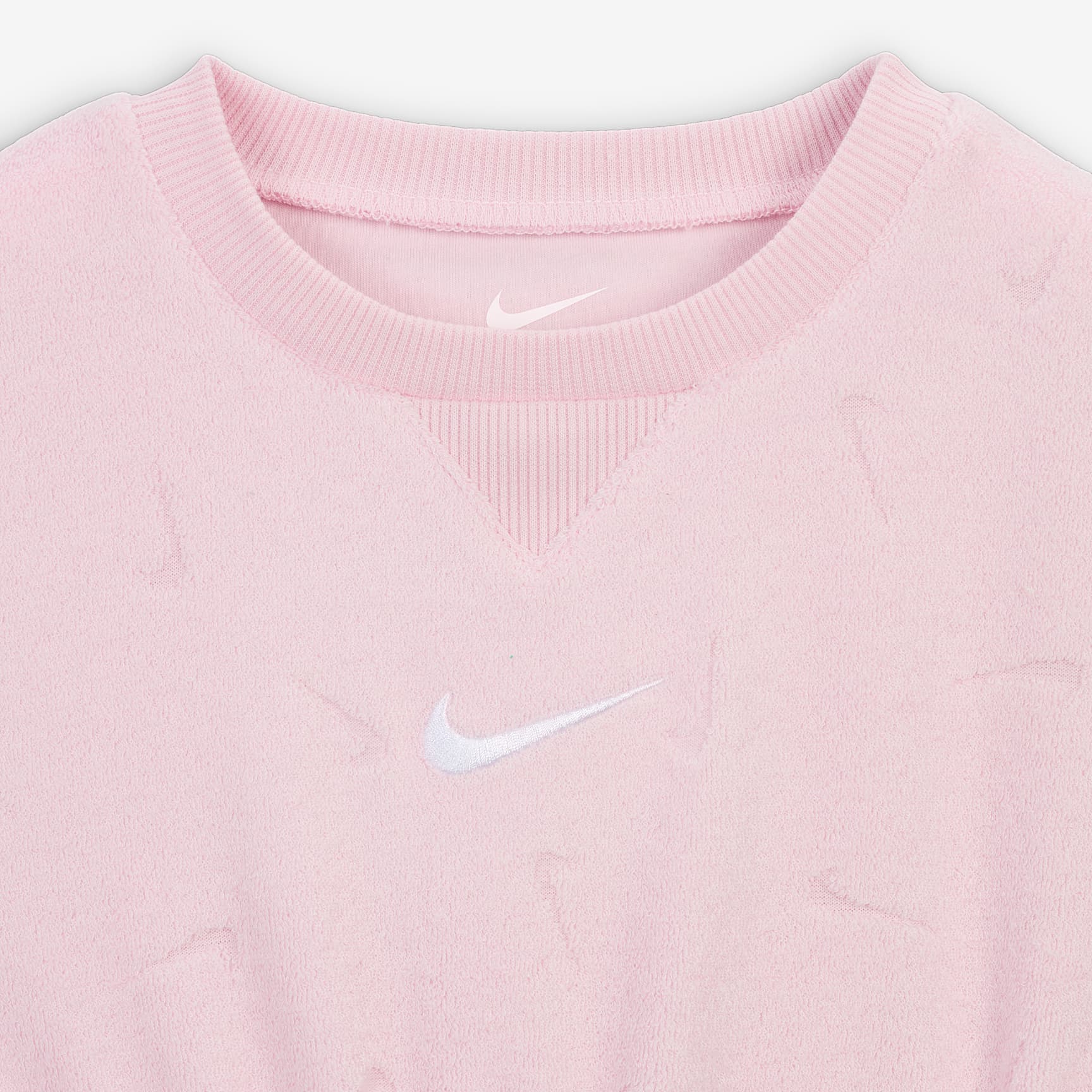 Nike Essentials Baby (12-24M) Jacquard Towel Terry Romper