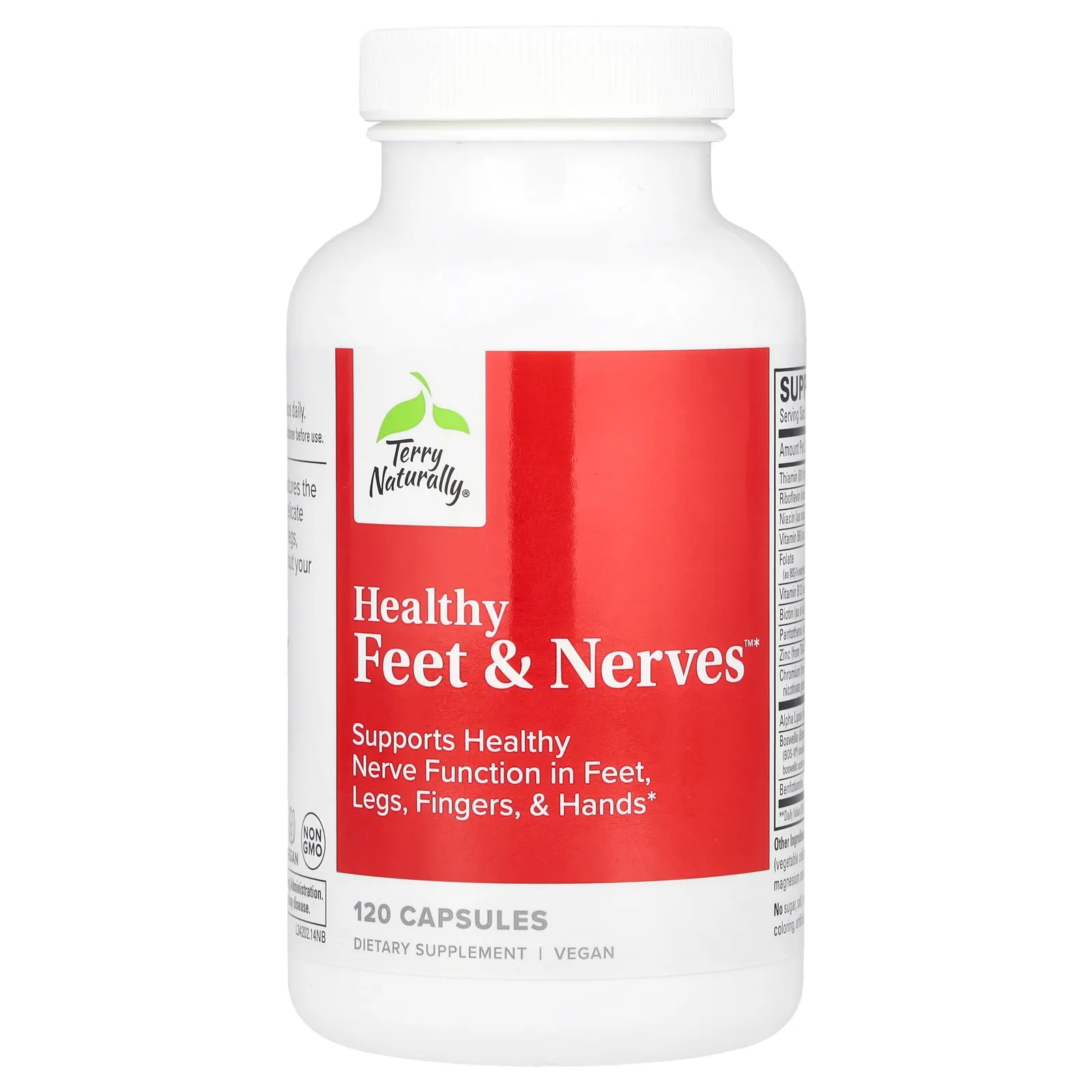Terry Naturally, Healthy Feet & Nerves, здоровые ноги и нервы, 120 капсул