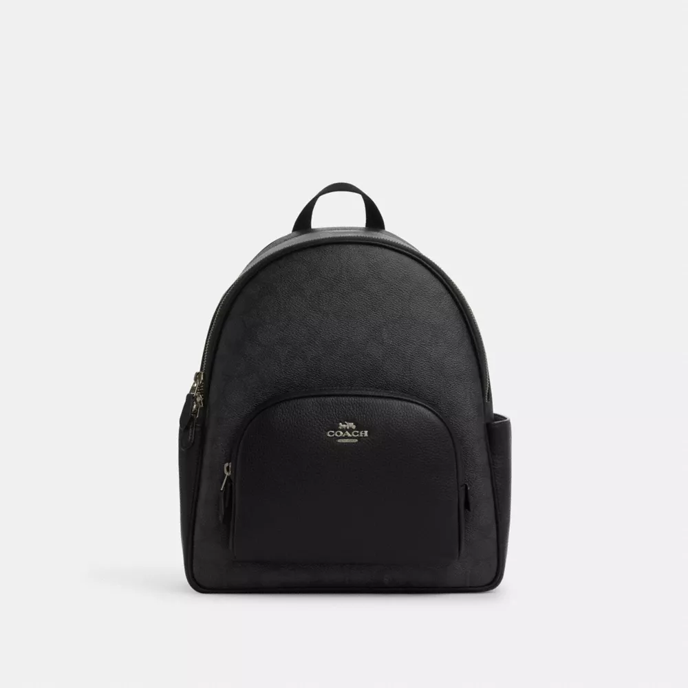 Рюкзак COACH Court Backpack In Signature Canvas